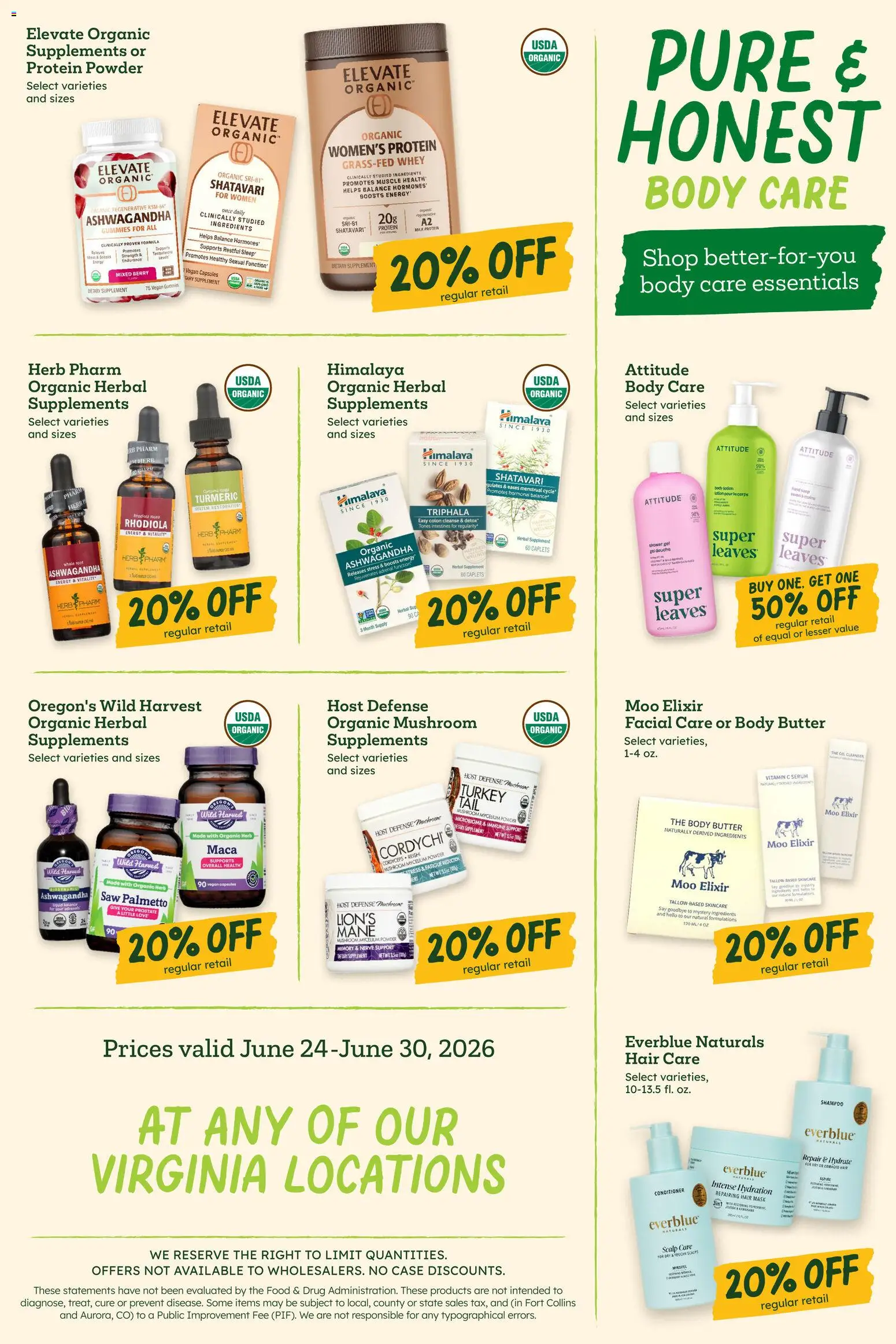 Sprouts Weekly Ad - valid from 06/24/2026 | Page: 11 | Products: Vitamin, Shampoo, Milk, Soap