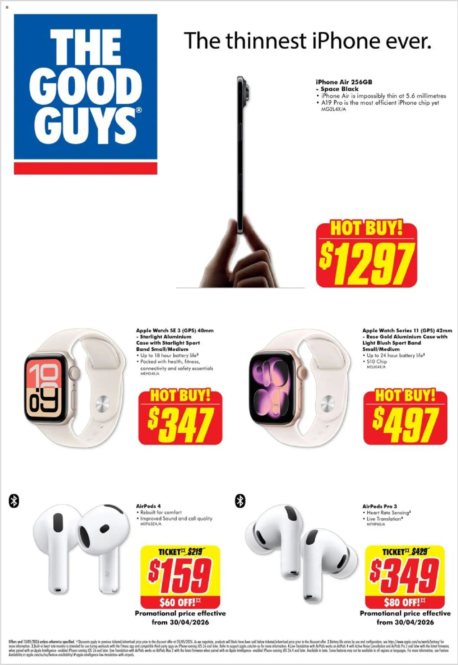 The Good Guys catalogue - valid from 06.05.2026 | Page: 1 | Products: Battery, Blush, Iphone, Case