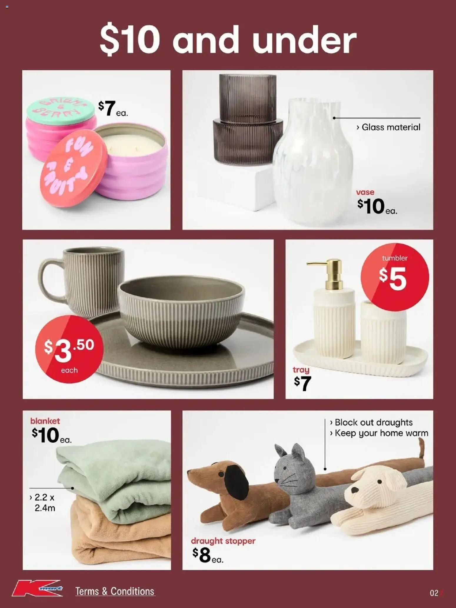 Kmart catalogue - valid from 13.05.2026 | Page: 2 | Products: Vase, Blanket