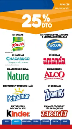 Vista previa La Anonima catálogo válido desde el 02/07/2026 | Página: 11 | Productos: Mate, Lentejas, Maiz, Chocolate