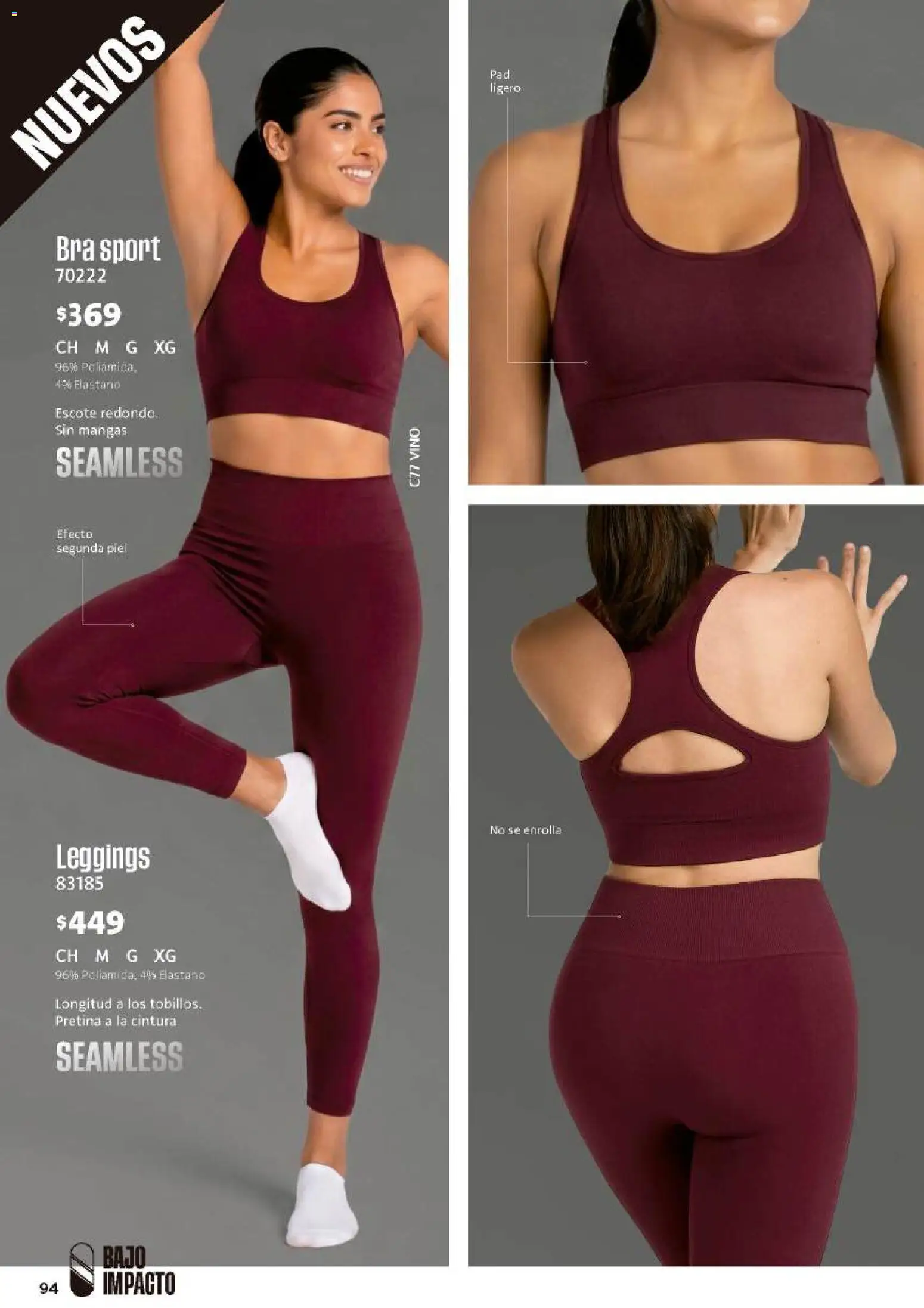 Nuevas ofertas de Ilusión válidas en toda la República Mexicana desde el 01/08/2026. ¡Encuentra las mejores ofertas en Ilusión catálogo Otoño! | Página: 96 | Productos: Leggings, Vino