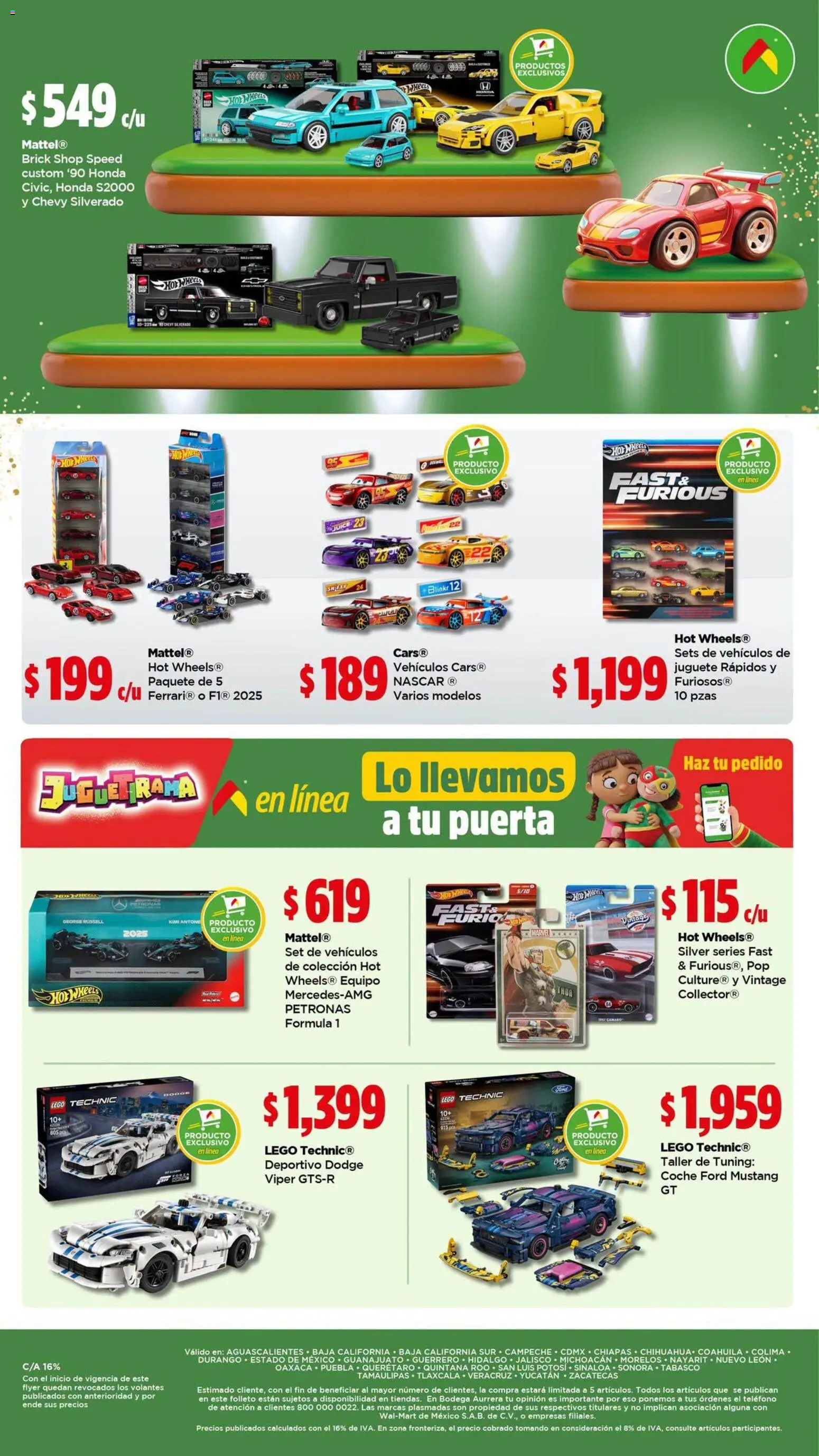 Nuevas ofertas de Bodega Aurrerá válidas en toda la República Mexicana desde el 14/10/2026. ¡Encuentra las mejores ofertas en Bodega Aurrerá folleto La magia de Juguetirama! | Página: 9