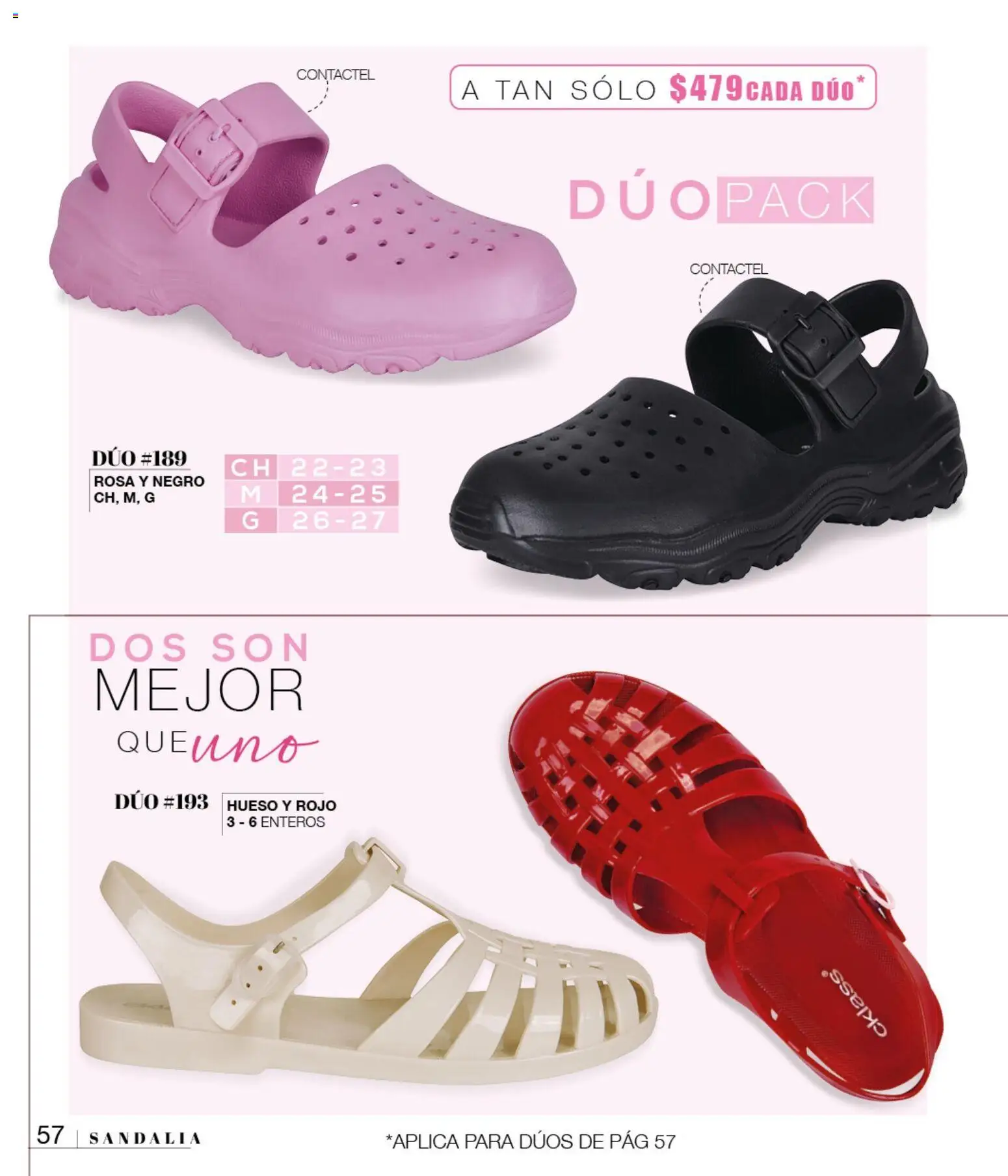 Nuevas ofertas de Cklass válidas en toda la República Mexicana desde el 08/07/2026. ¡Encuentra las mejores ofertas en Cklass catálogo Sandalias! | Página: 64