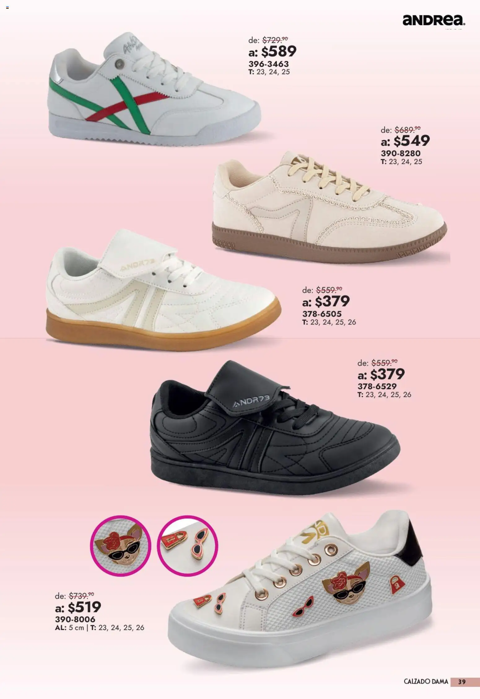 Nuevas ofertas de Andrea válidas en toda la República Mexicana desde el 13/09/2026. ¡Encuentra las mejores ofertas en Andrea catálogo Outlet! | Página: 39