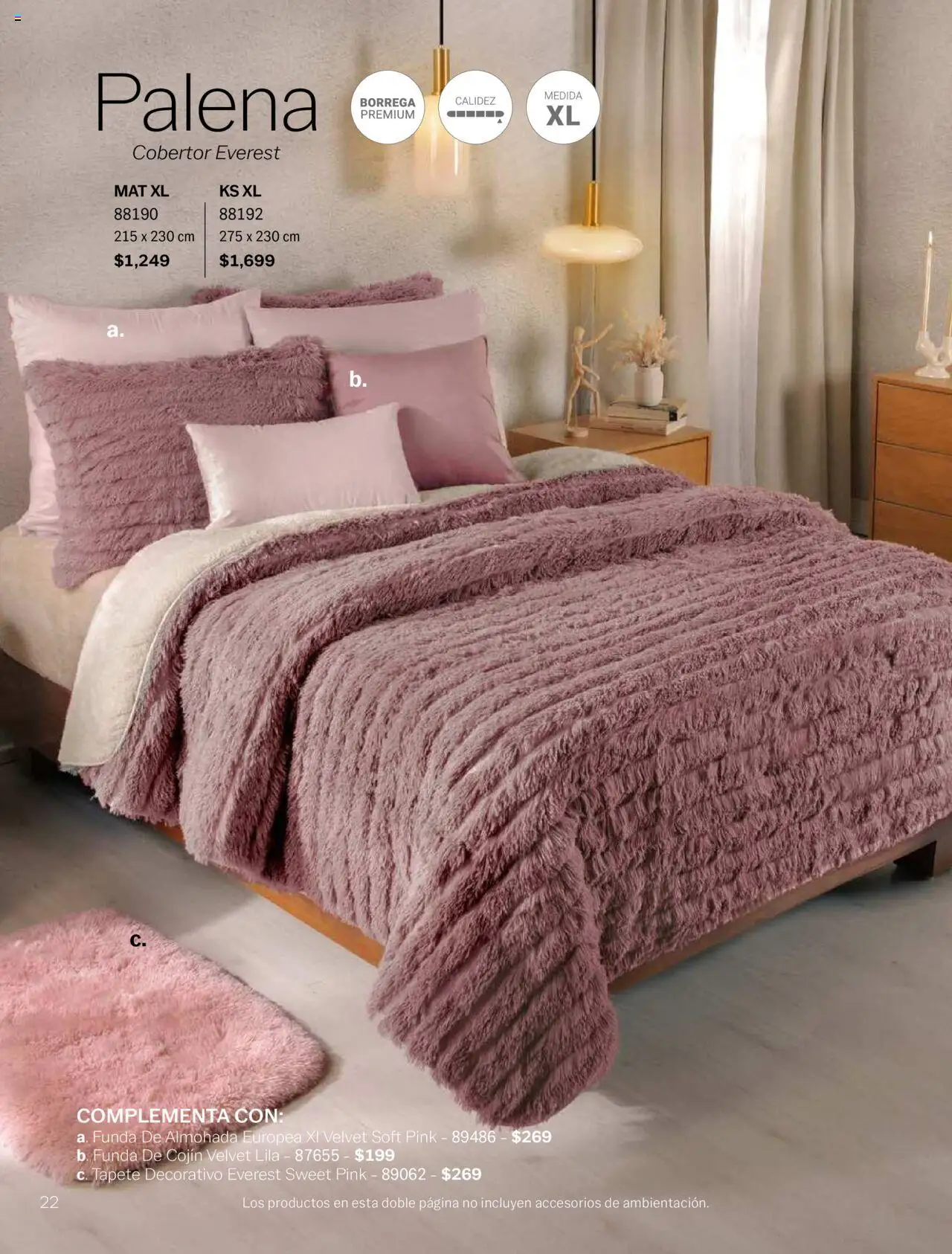 Nuevas ofertas de Vianney válidas en toda la República Mexicana desde el 15/08/2025. ¡Encuentra las mejores ofertas en Vianney - Catálogo Invierno! | Página: 24 | Productos: Cobertor, Funda, Funda de almohada, Almohada