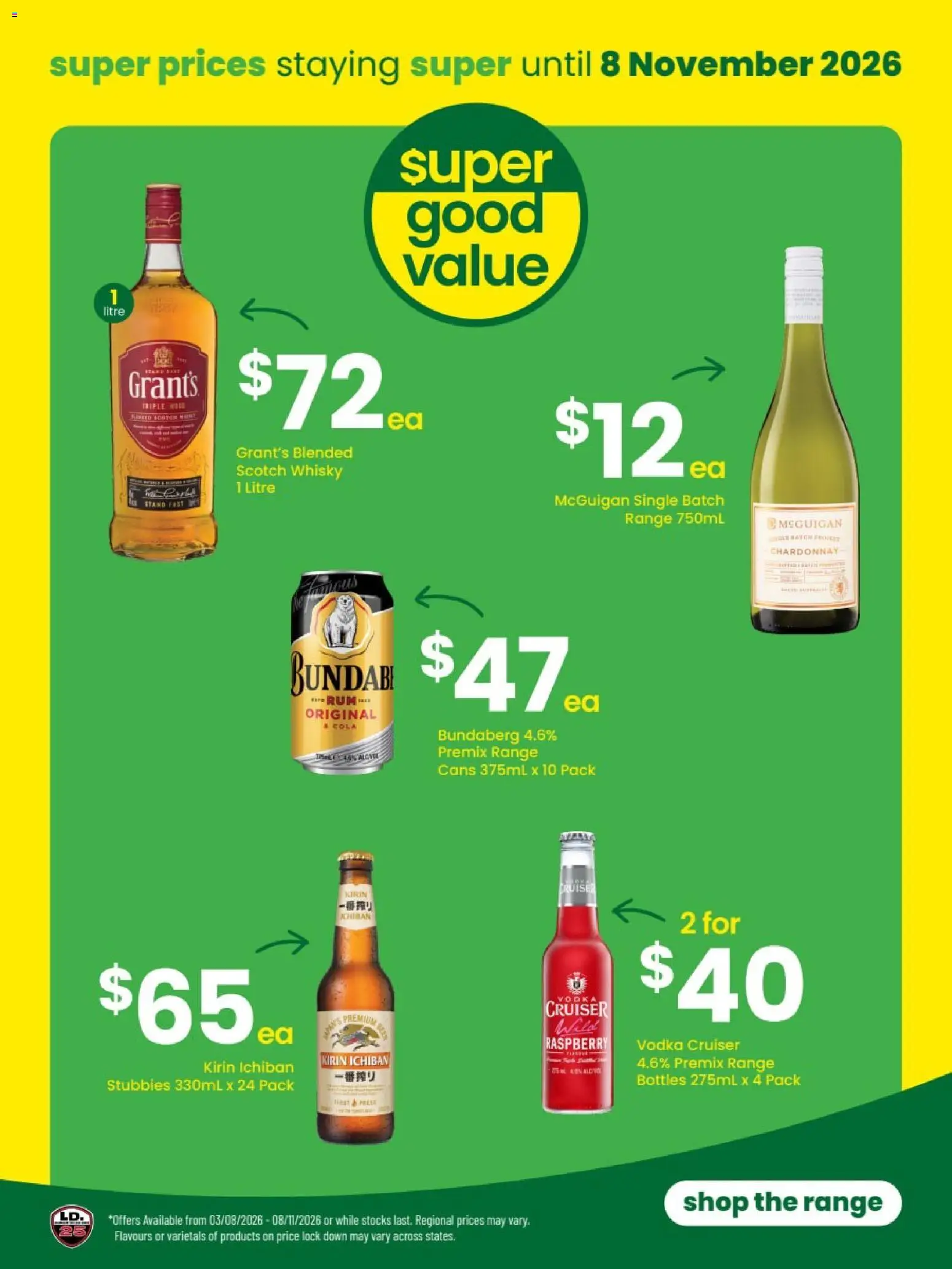 The Bottle-O catalogue - valid from 31/08/2026 | Page: 4 | Products: Scotch whisky, Vodka, Scotch, Raspberry