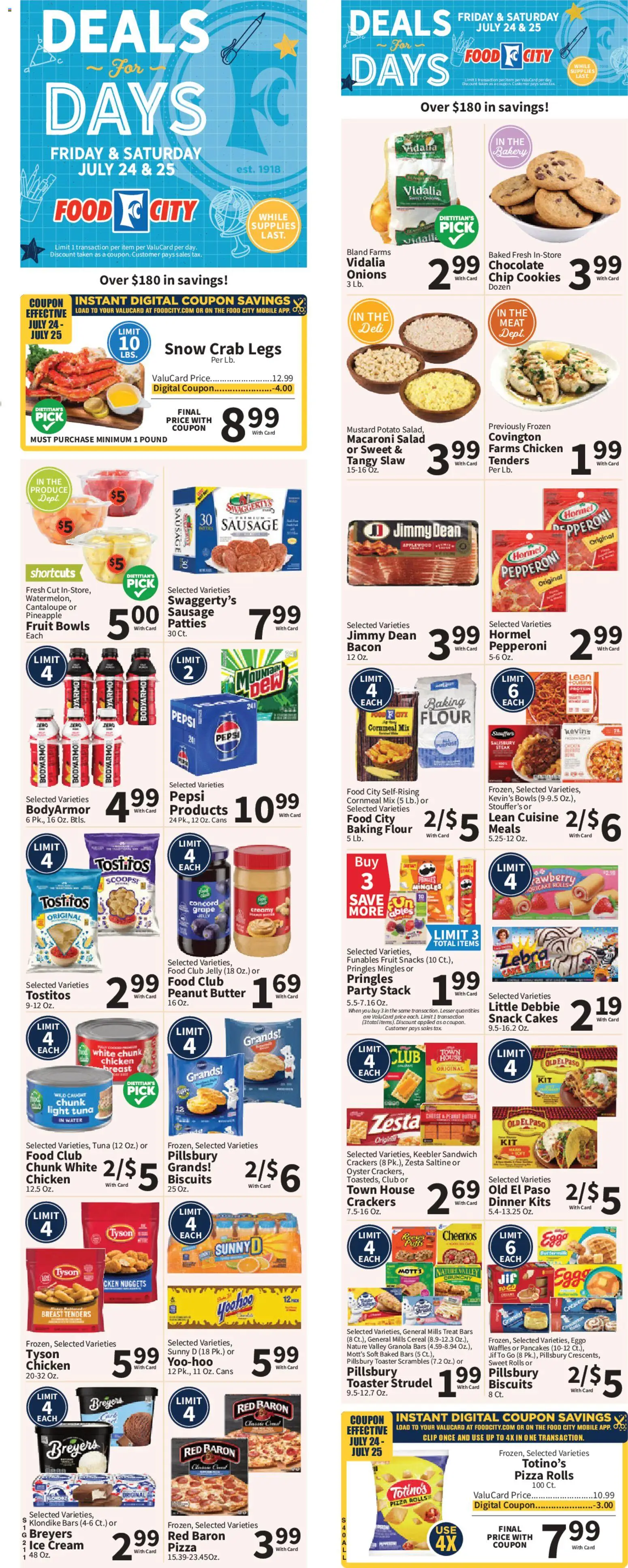 Food City Weekly Ad - valid from 07/22/2026 | Page: 1