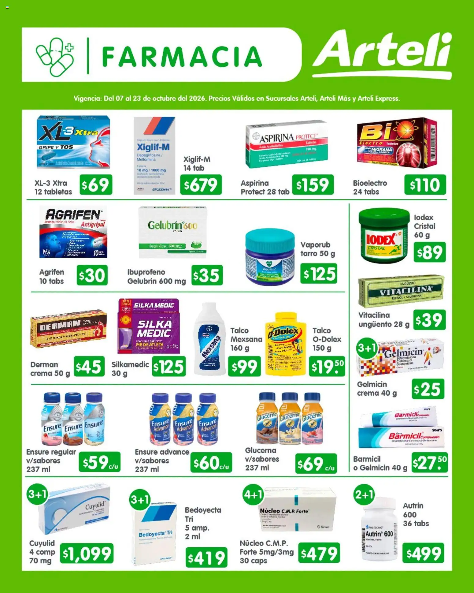 Nuevas ofertas de Arteli válidas en toda la República Mexicana desde el 07/10/2026. ¡Encuentra las mejores ofertas en Arteli folleto Quincenal! | Página: 10
