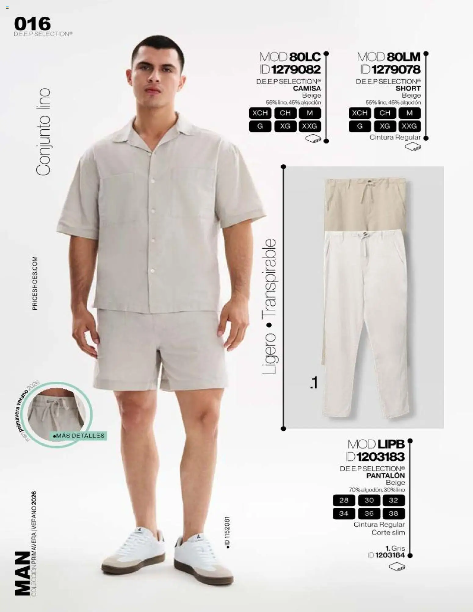 Nuevas ofertas de Price Shoes válidas en toda la República Mexicana desde el 03.04.2026. ¡Encuentra las mejores ofertas en Price Shoes catálogo Man! | Página: 16 | Productos: Camisa, Algodón, Conjunto, Short