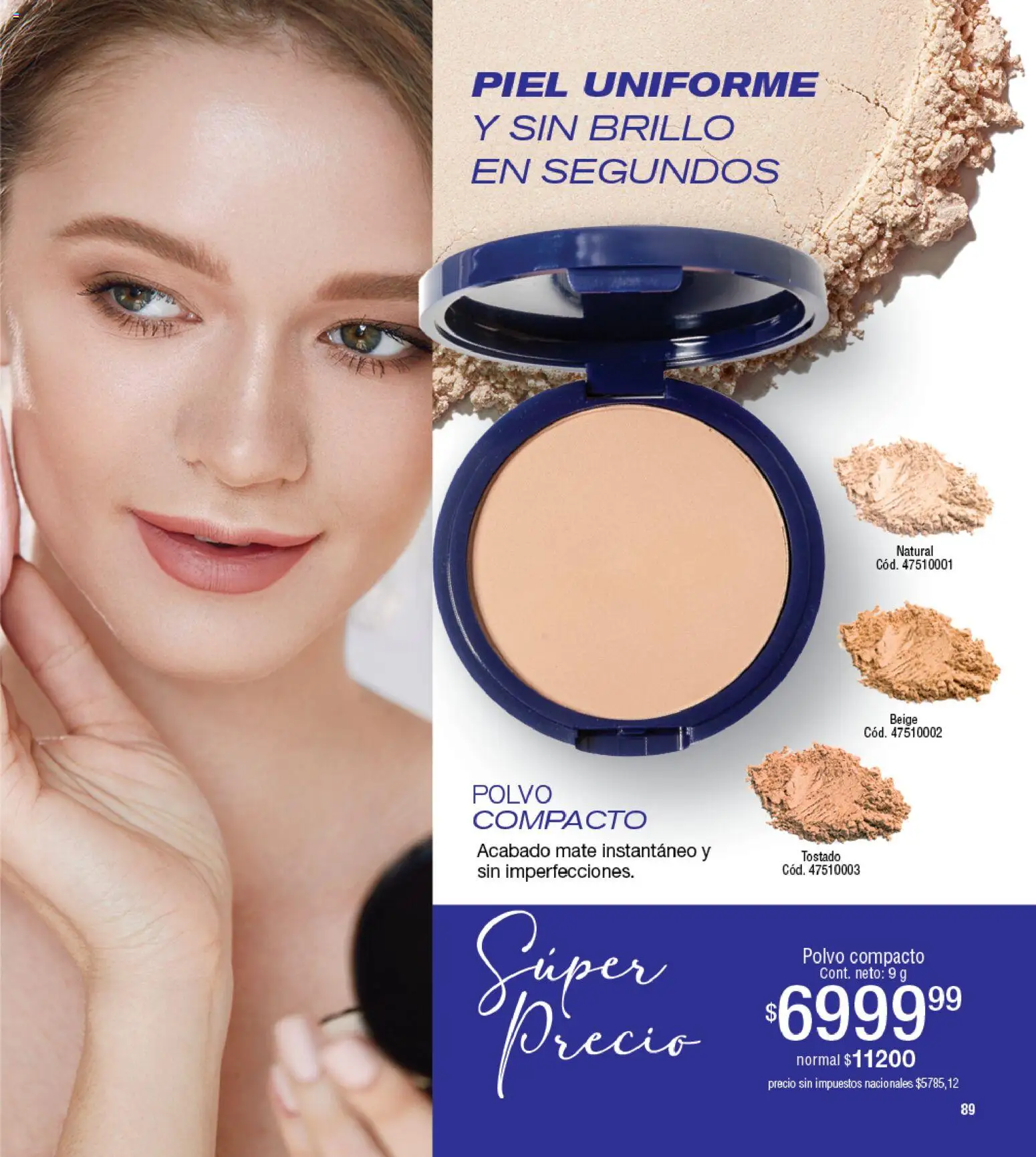 Millanel - Catálogo │ válido desde el 25.05.2026 | Página: 89 | Productos: Mate, Polvo, Brillo, Polvo compacto