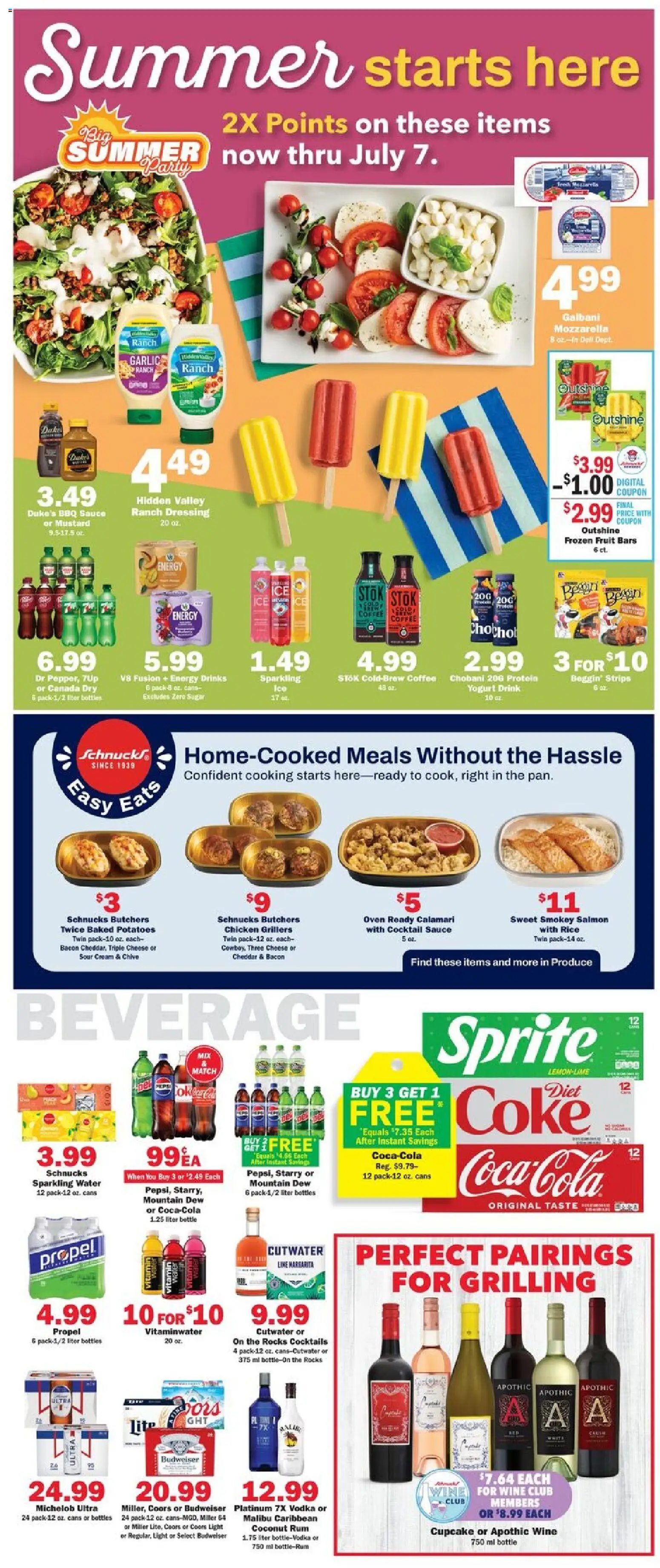 Schnucks Weekly Print Ad - IL - valid from 10.06.2026 | Page: 3 | Products: Vitamin, Cheese, Vodka, Sauce
