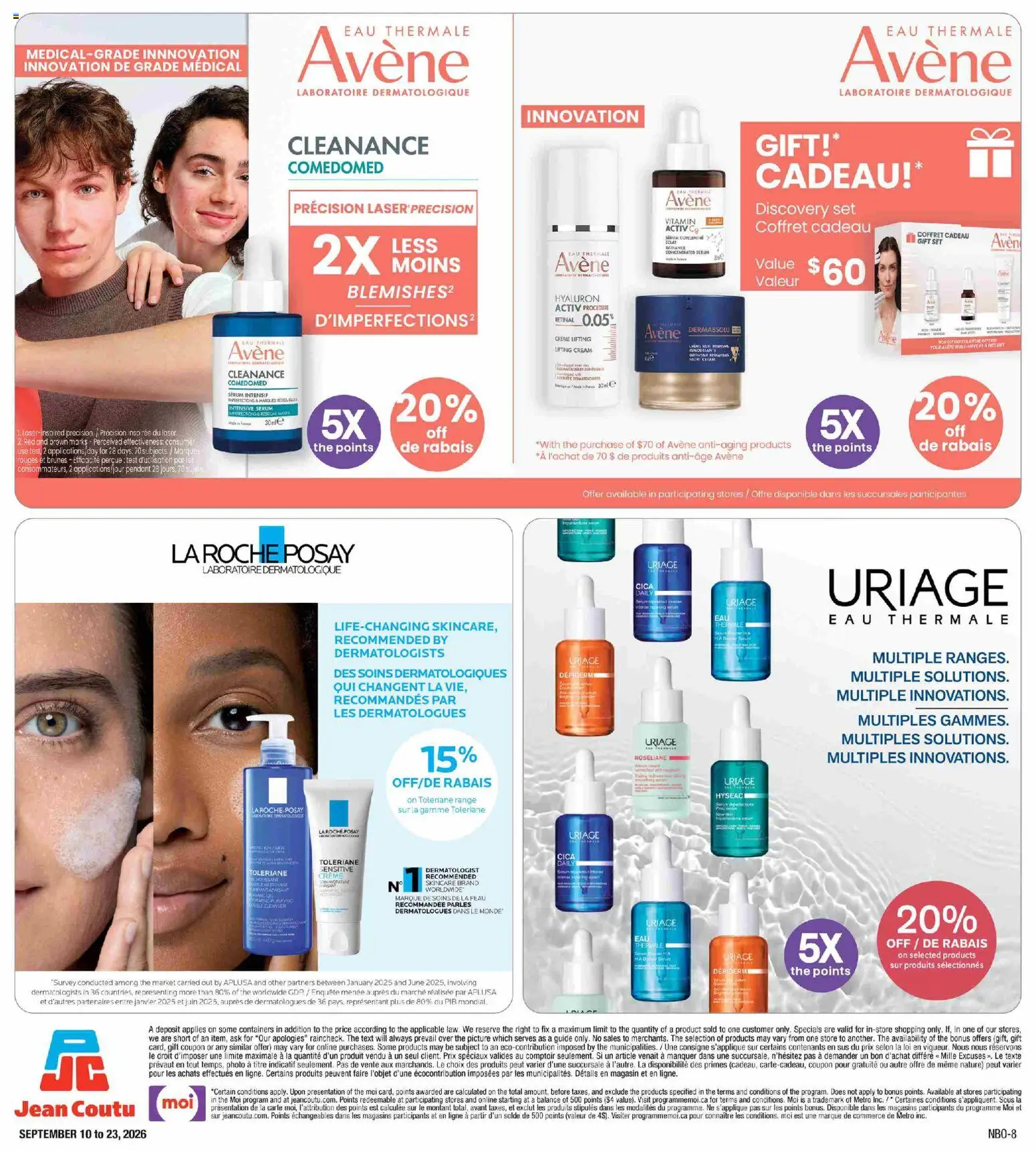 Jean Coutu flyer valid from Sep 10, 2026 | Page: 8 | Products: Cream