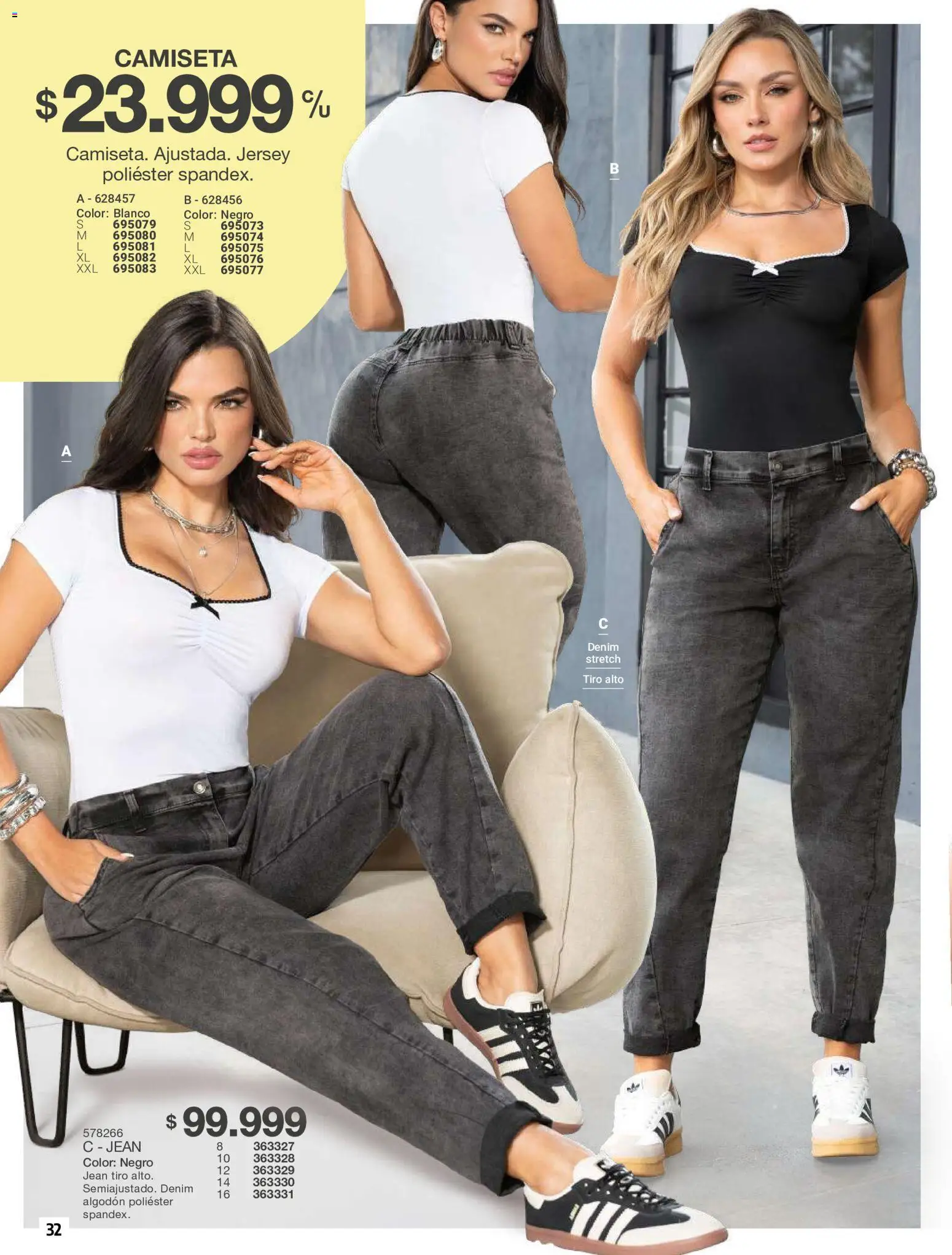 Carmel revista - valida desde el 01/10/2026 | Página: 32 | Productos: Algodón, Jean, Camiseta