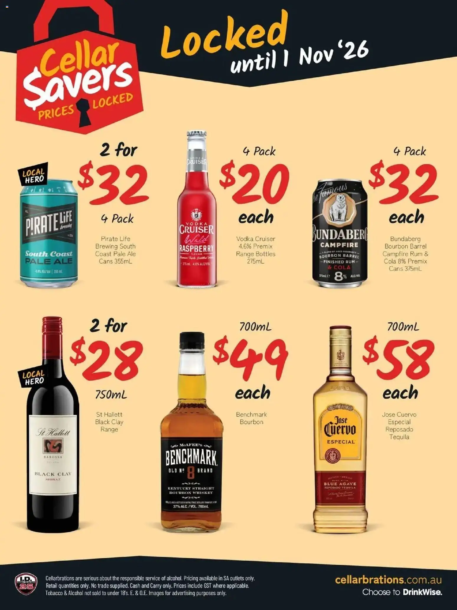 Cellarbrations catalogue - valid from 07/09/2026 | Page: 3 | Products: Bourbon, Rum, Raspberry, Clay