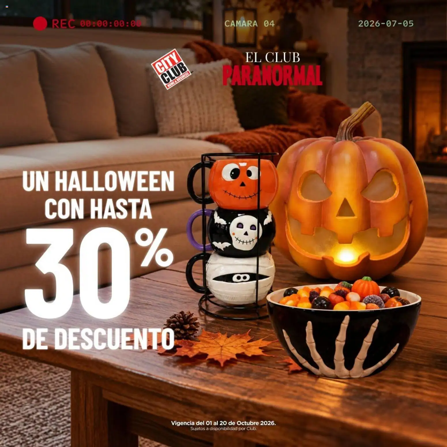 Nuevas ofertas de City Club válidas en toda la República Mexicana desde el 01/10/2026. ¡Encuentra las mejores ofertas en City Club catálogo Un Halloween con hasta 30% de descuento! | Página: 1