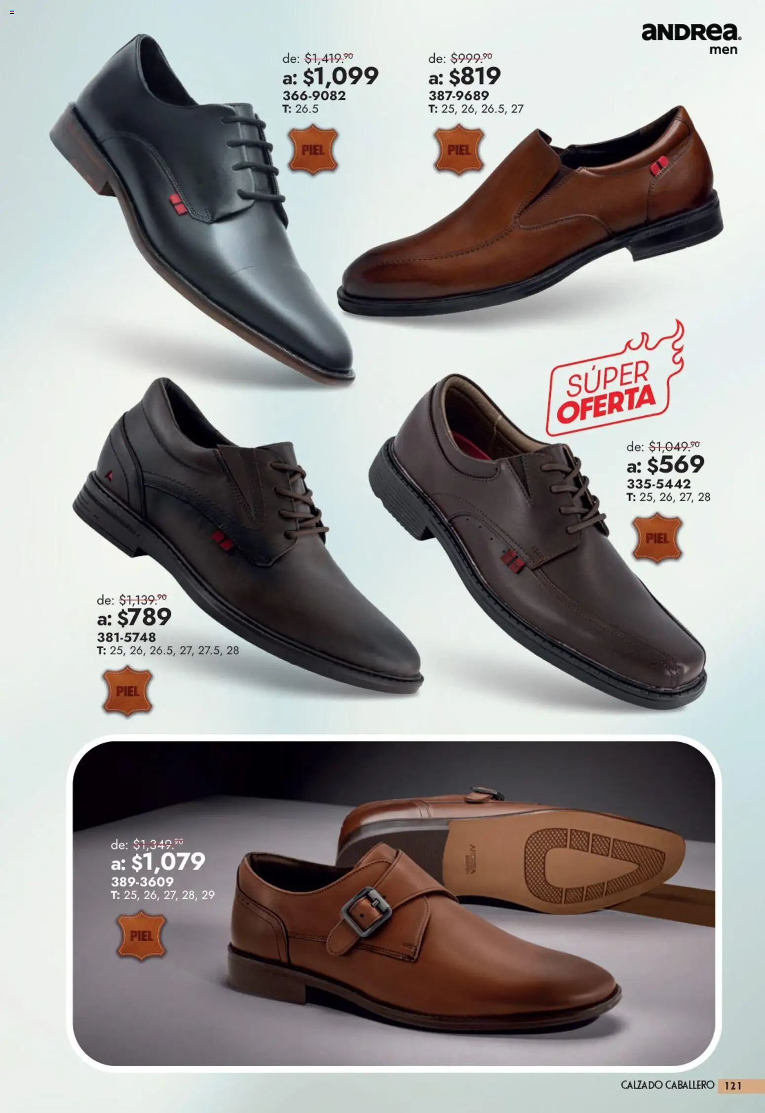 Nuevas ofertas de Andrea válidas en toda la República Mexicana desde el 13/09/2026. ¡Encuentra las mejores ofertas en Andrea catálogo Outlet! | Página: 121