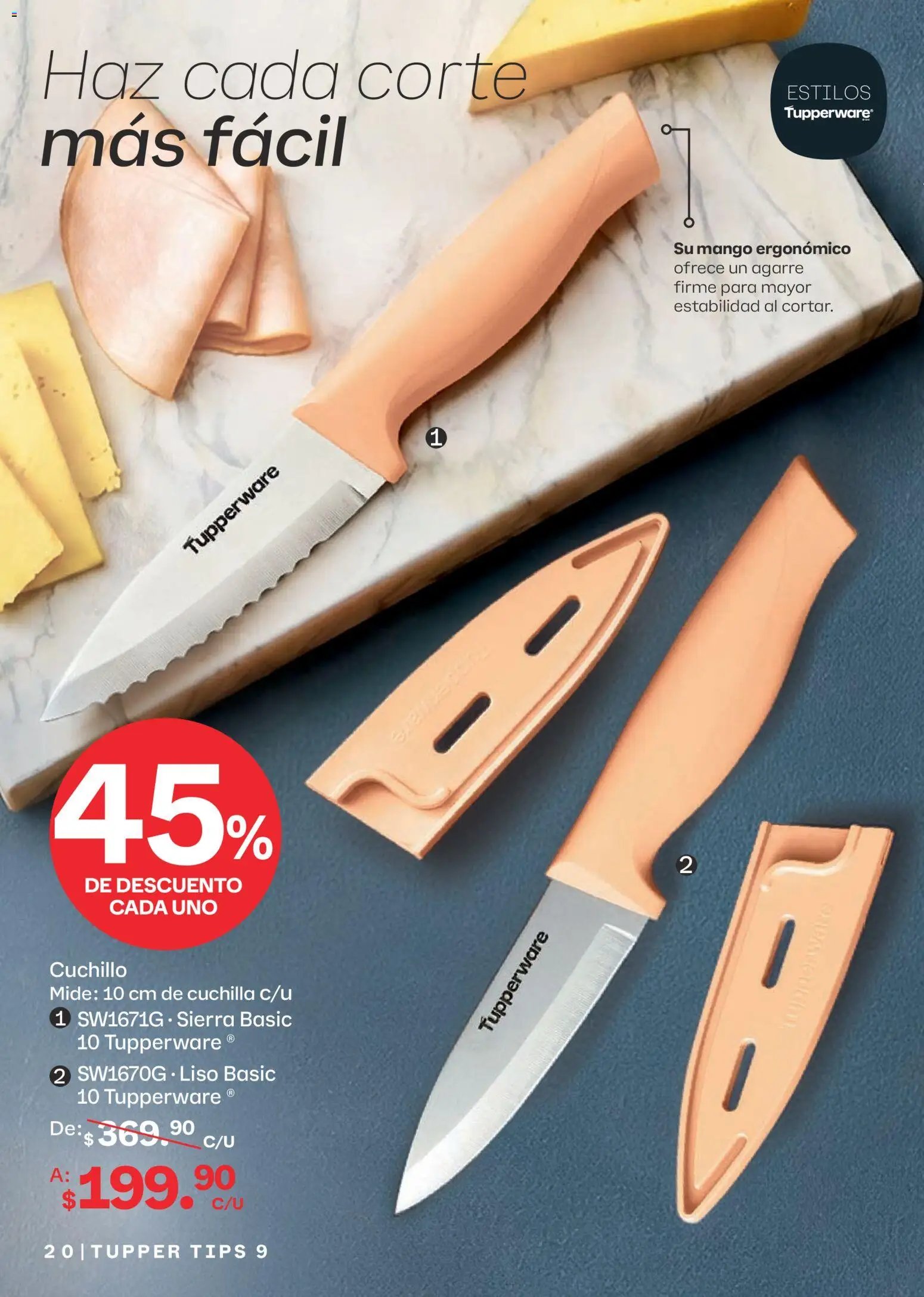 Nuevas ofertas de Tupperware válidas en toda la República Mexicana desde el 10/08/2026. ¡Encuentra las mejores ofertas en Tupperware catálogo! | Página: 20 | Productos: Mango, Sierra, Tupper, Cuchillo