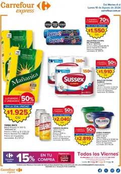 Vista previa Carrefour Express ofertas válido desde el 04/08/2026