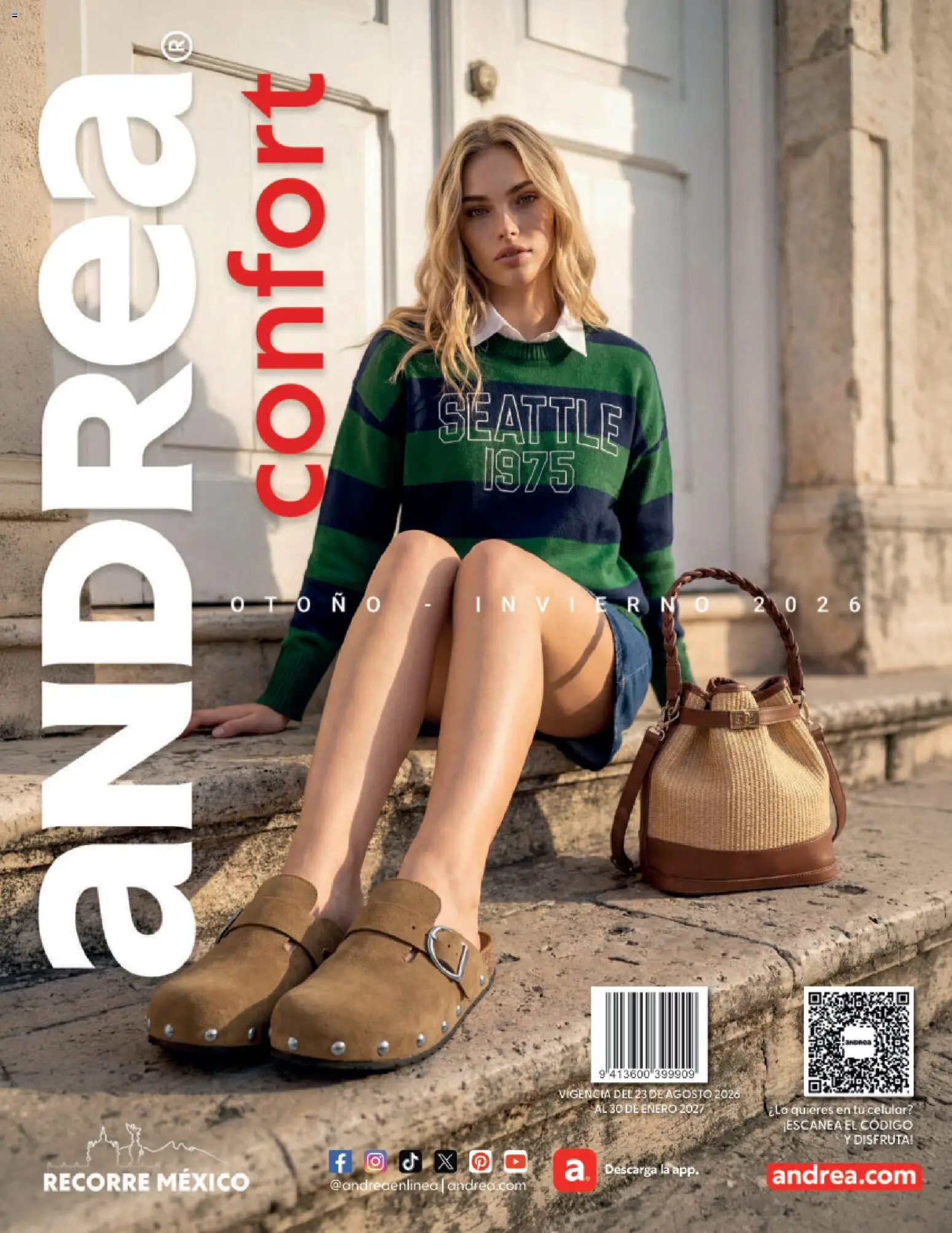 Nuevas ofertas de Andrea válidas en toda la República Mexicana desde el 23/08/2026. ¡Encuentra las mejores ofertas en Andrea catálogo Calzado Confort! | Página: 92