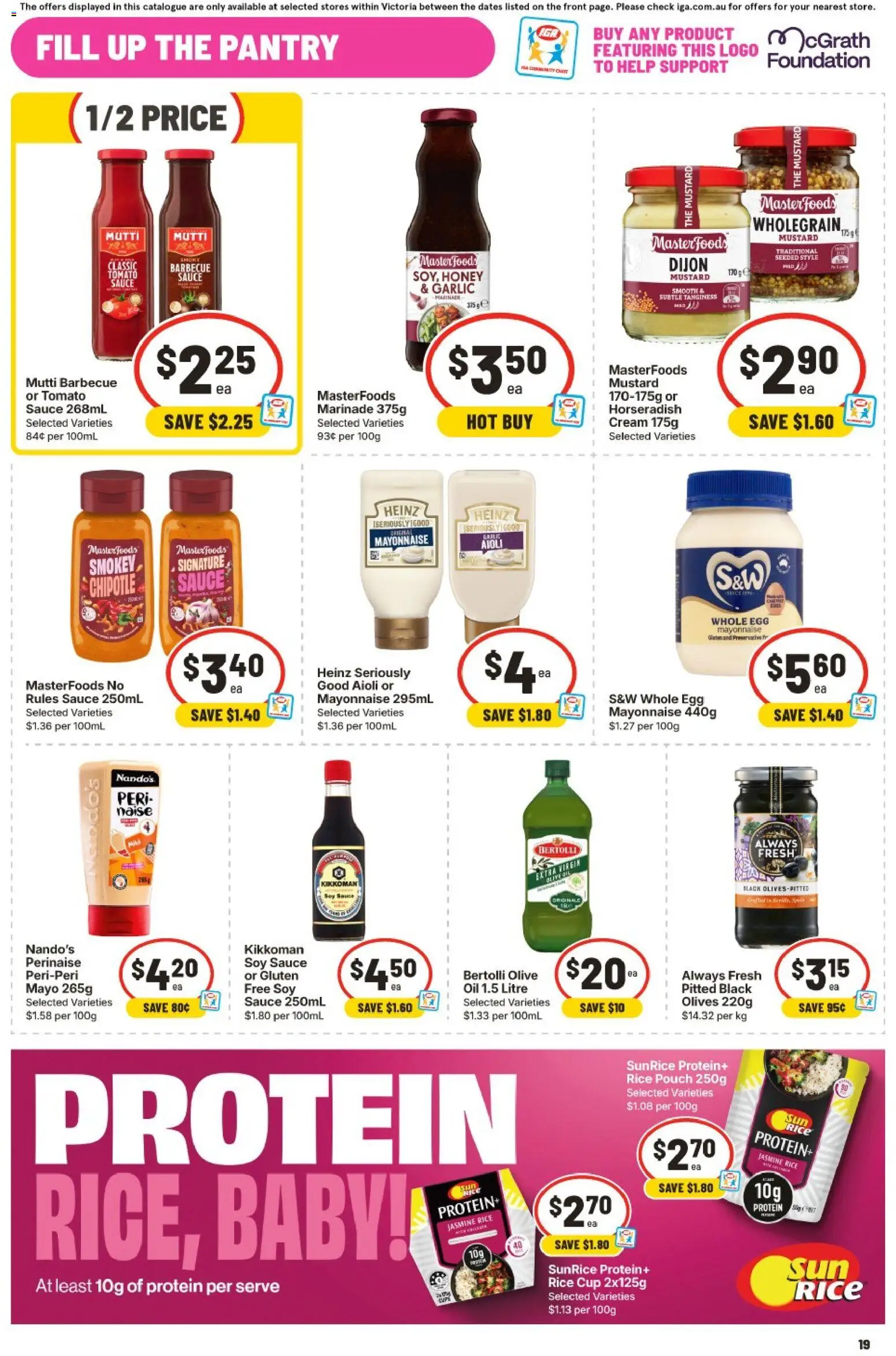 IGA catalogue - valid from 23/09/2026 | Page: 19 | Products: Milk, Juice, Tea, Up & go
