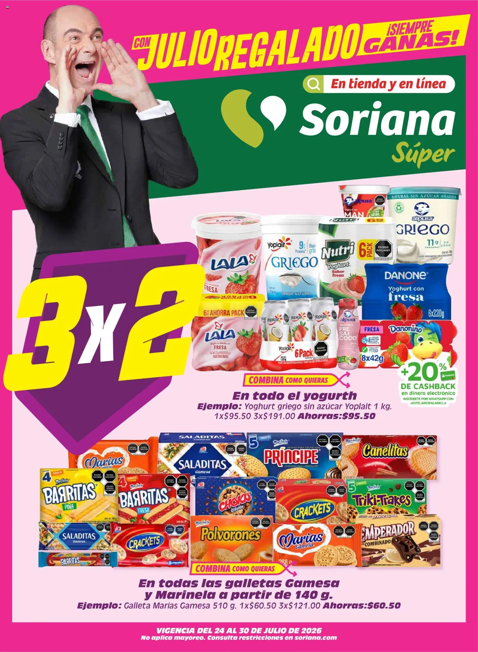 SORIANA ofertas hoy de 24/07/2026 catalogue cover