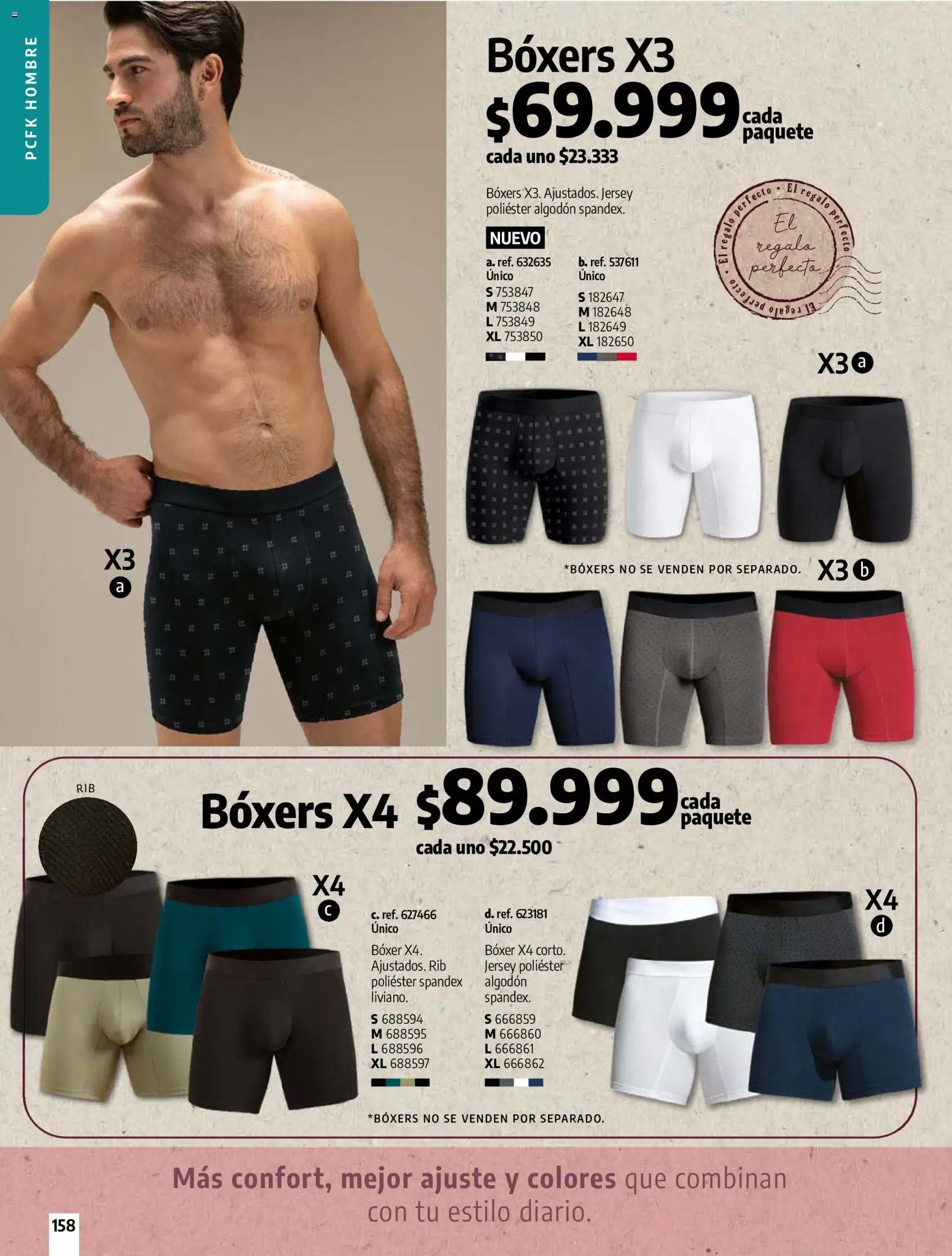 Pacifika revista - valida desde el 21/07/2026 | Página: 157 | Productos: Algodón, Boxers
