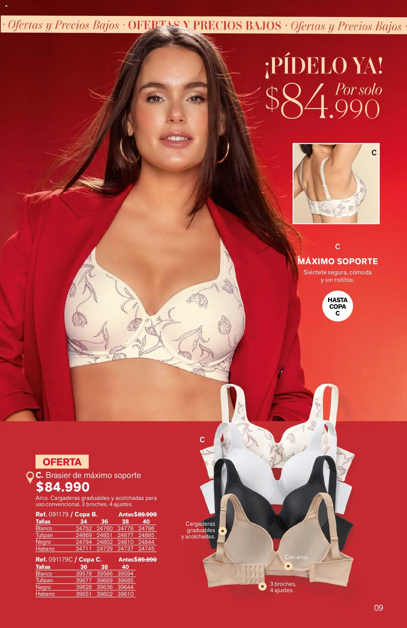 Leonisa revista - valida desde el 25/06/2026 | Página: 9 | Productos: Brasier, Cómoda