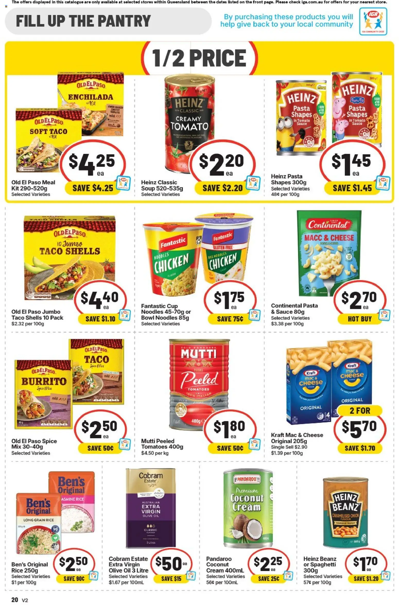 IGA catalogue - valid from 29/07/2026 | Page: 20 | Products: Oil, Noodles, Pasta, Soup