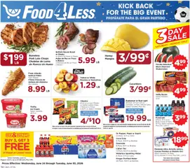 Preview of Food 4 Less weekly ads valid from 06/24/2026