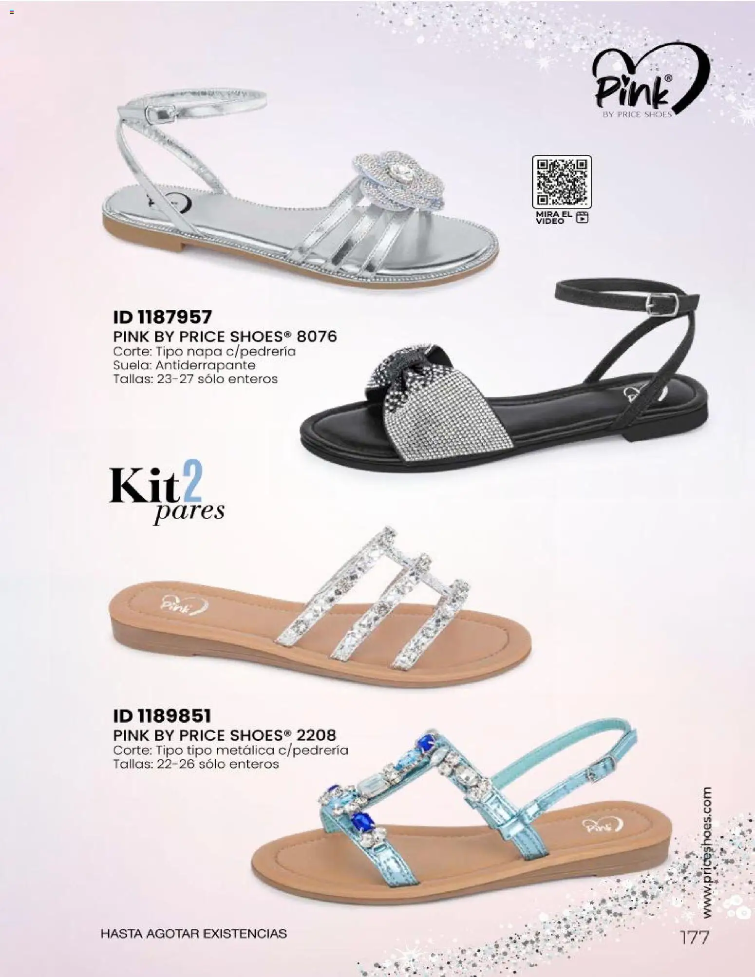 Nuevas ofertas de Price Shoes válidas en toda la República Mexicana desde el 23/06/2026. ¡Encuentra las mejores ofertas en Price Shoes catálogo Sandalias 2026! | Página: 177 | Productos: Video