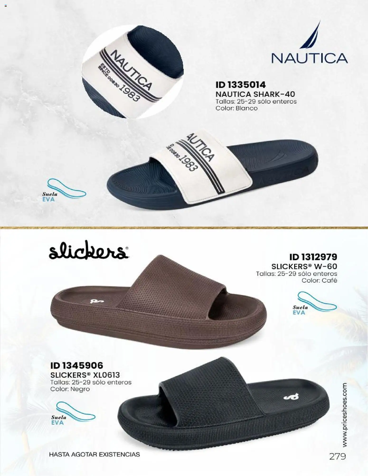Nuevas ofertas de Price Shoes válidas en toda la República Mexicana desde el 23/06/2026. ¡Encuentra las mejores ofertas en Price Shoes catálogo Sandalias 2026! | Página: 279 | Productos: Café