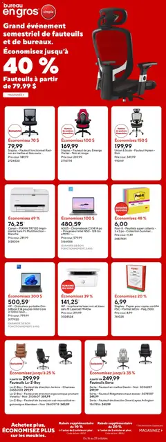 Preview of Staples circulaire from shop Staples valid from Oct 16, 2026