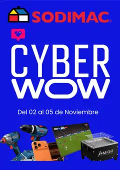 Vista previa de folleto Sodimac Cyber Wow Aviso de la Sodimac válido desde 26/10/2026