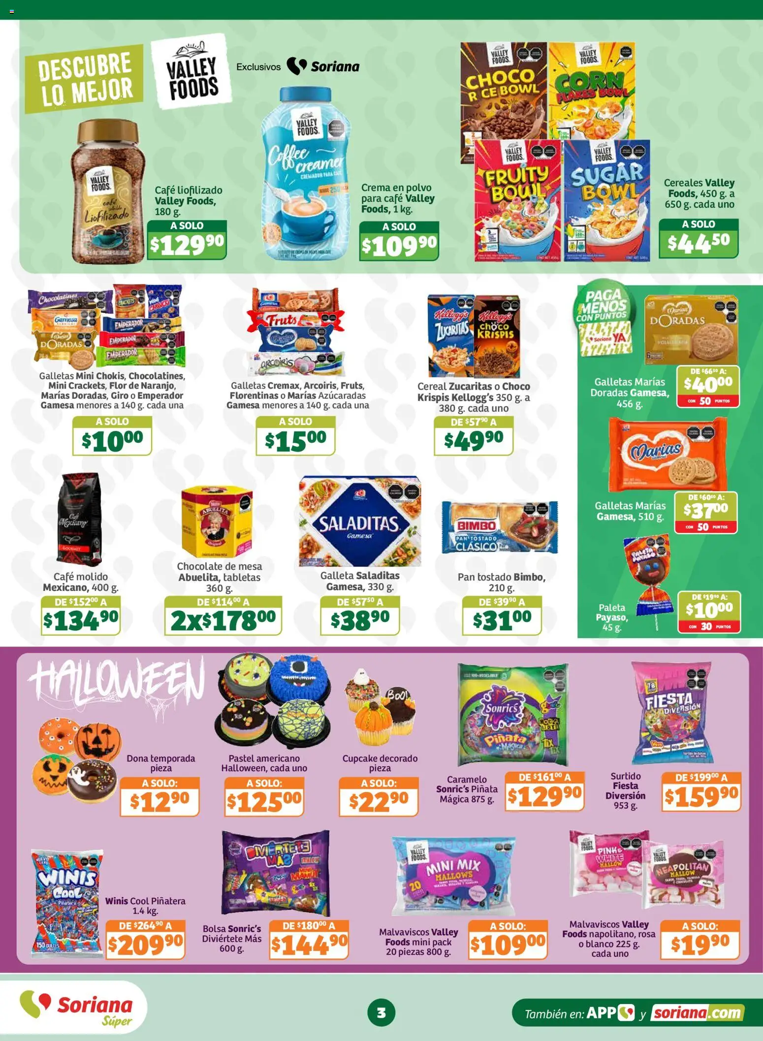 Nuevas ofertas de Soriana válidas en toda la República Mexicana desde el 02/10/2026. ¡Encuentra las mejores ofertas en Soriana Súper - En México Oferta se dice Soriana! | Página: 3