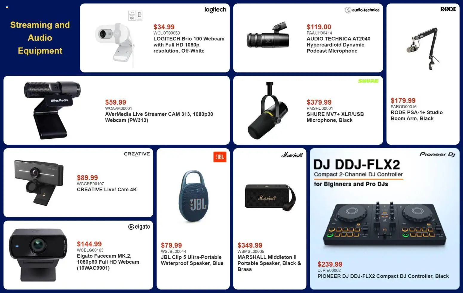 Canada Computers flyer valid from Aug 11, 2026 | Page: 8 | Products: Audio, Microphone