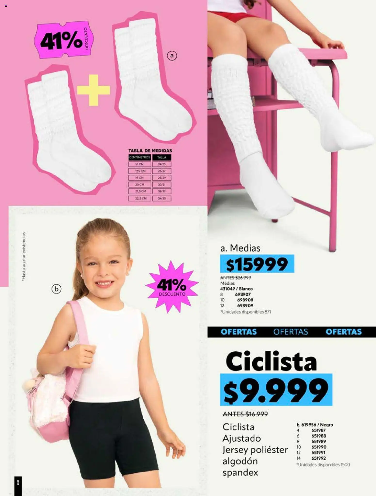 Pacifika revista - valida desde el 18/10/2026 | Página: 210 | Productos: Algodón, Medias