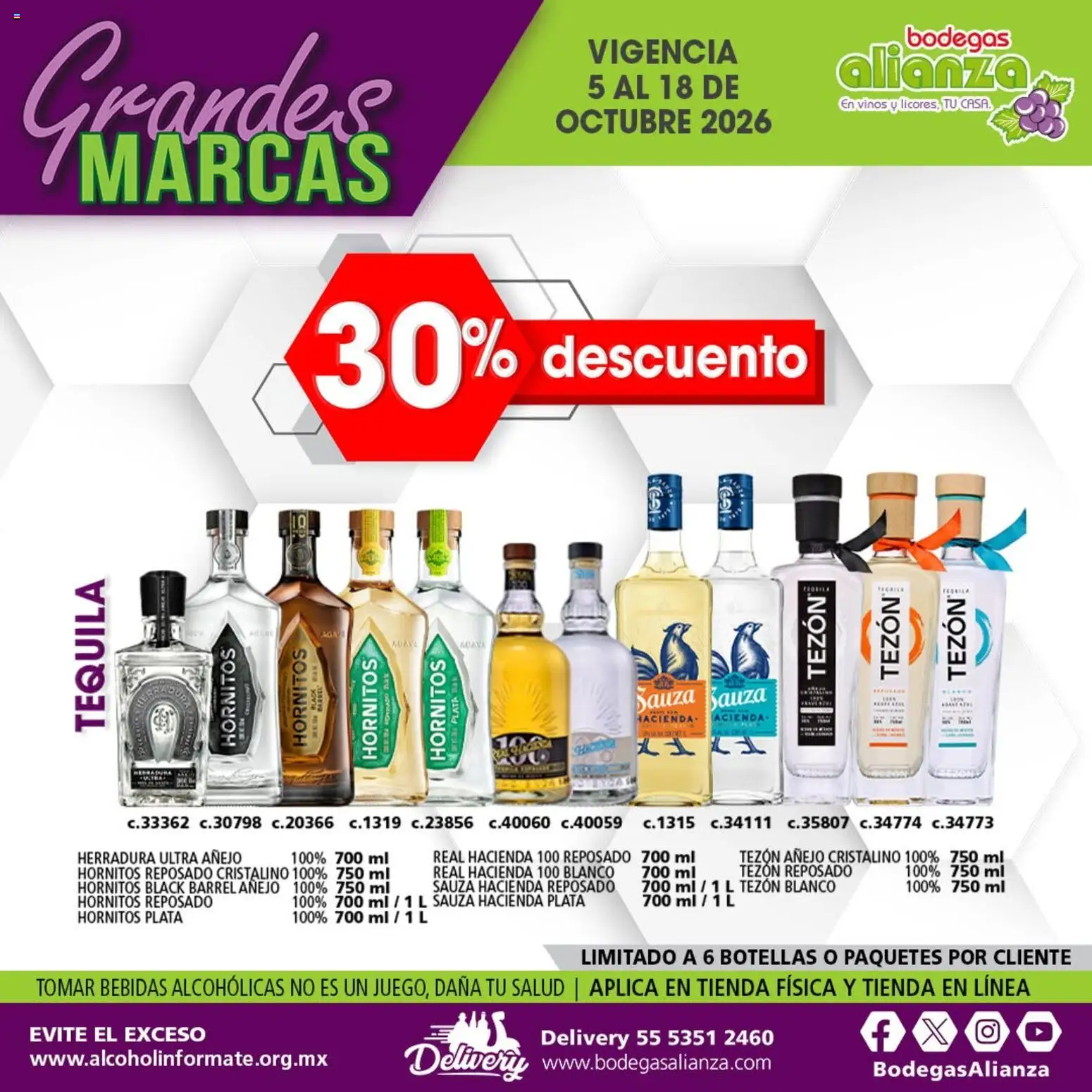 Nuevas ofertas de Bodegas Alianza válidas en toda la República Mexicana desde el 05/10/2026. ¡Encuentra las mejores ofertas en Bodegas Alianza catálogo Grandes Marcas! | Página: 3