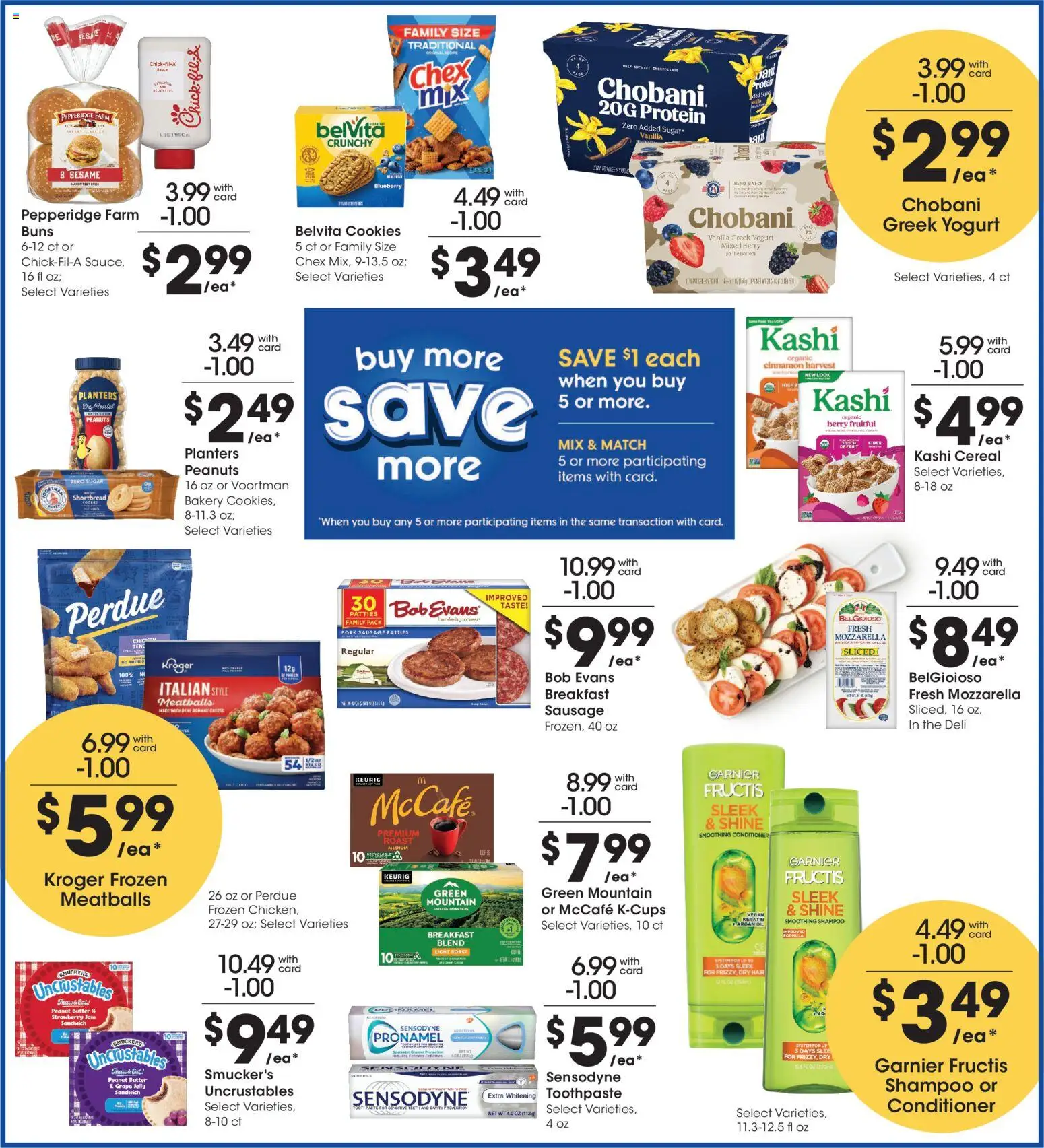 Kroger Weekly Ad - valid from 09/09/2026 | Page: 5 | Products: Shampoo, Butter, Pork, Sausage