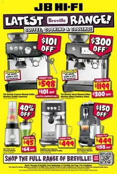 Preview of JB Hi-Fi catalogue  Latest Breville Range - valid from 08/10/2026