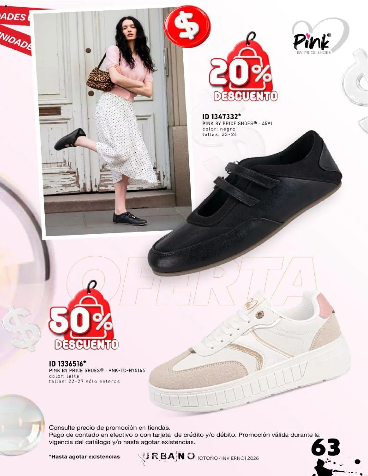 Nuevas ofertas de Price Shoes válidas en toda la República Mexicana desde el 15/10/2026. ¡Encuentra las mejores ofertas en Price Shoes catálogo Urbano! | Página: 61