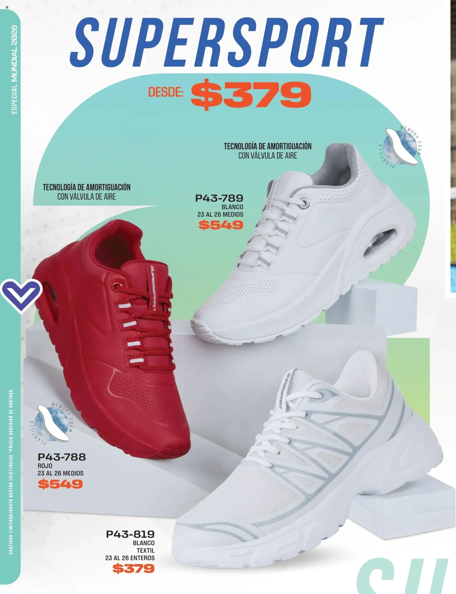 Nuevas ofertas de Cklass válidas en toda la República Mexicana desde el 15.05.2026. ¡Encuentra las mejores ofertas en Cklass catálogo Pasión futbolera! | Página: 40 | Productos: Válvula