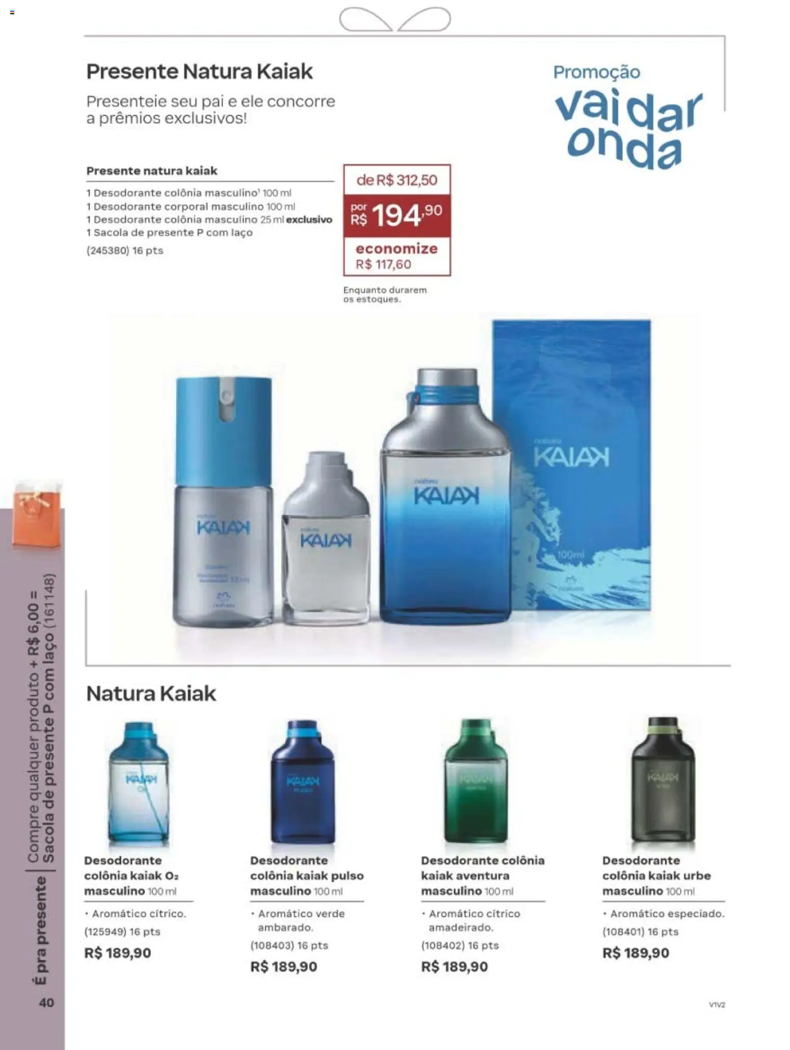 Natura Folheto - válido de 22/06/2026 | Página: 40 | Produtos: Desodorante