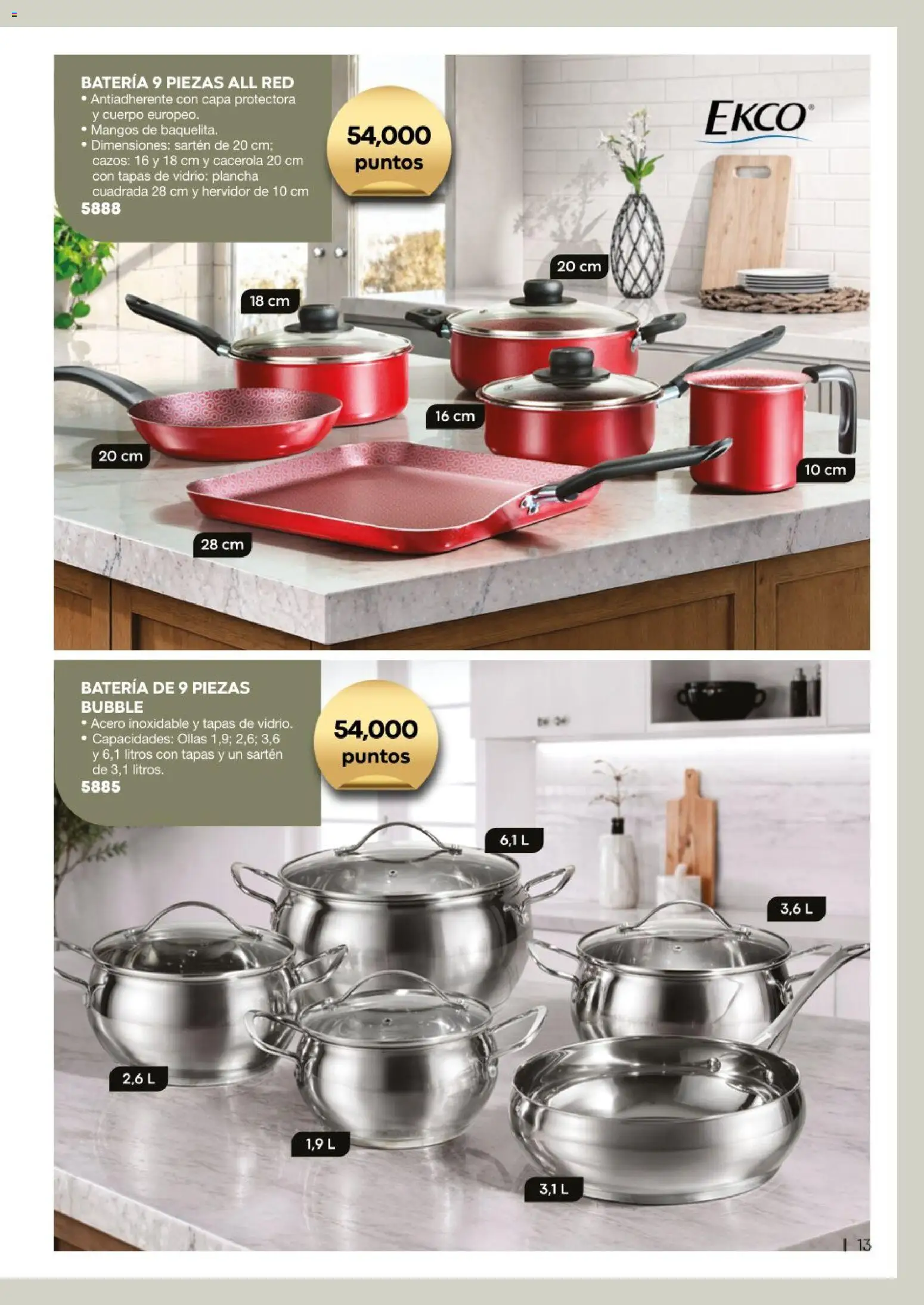 Nuevas ofertas de Fuller válidas en toda la República Mexicana desde el 15/06/2026. ¡Encuentra las mejores ofertas en Fuller catálogo Puntos! | Página: 13 | Productos: Cacerola, Plancha, Ollas, Sartén