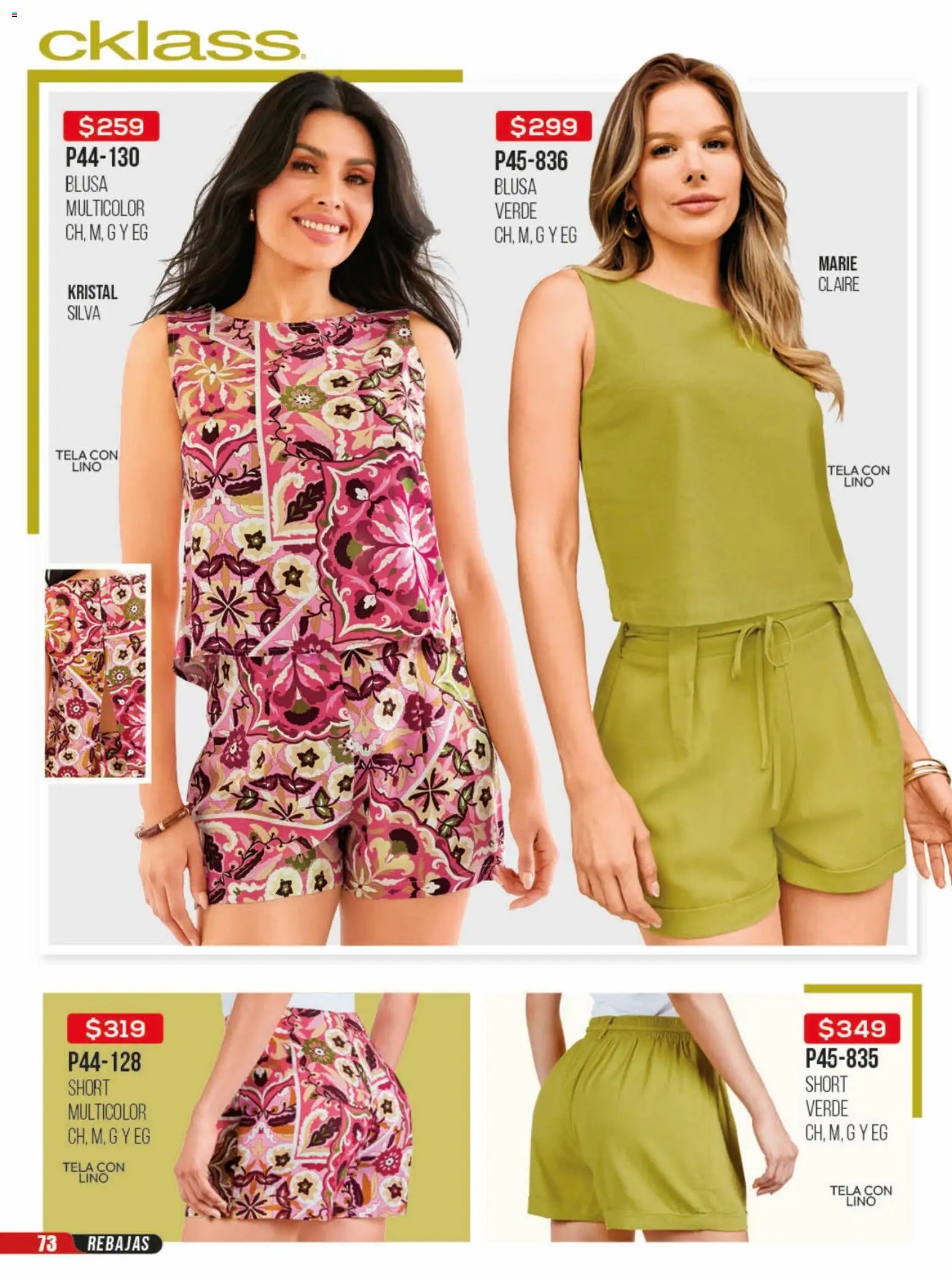 Nuevas ofertas de Cklass válidas en toda la República Mexicana desde el 23/06/2026. ¡Encuentra las mejores ofertas en Cklass catálogo Rebajas sobre rebajas calzado! | Página: 463 | Productos: Blusa, Short