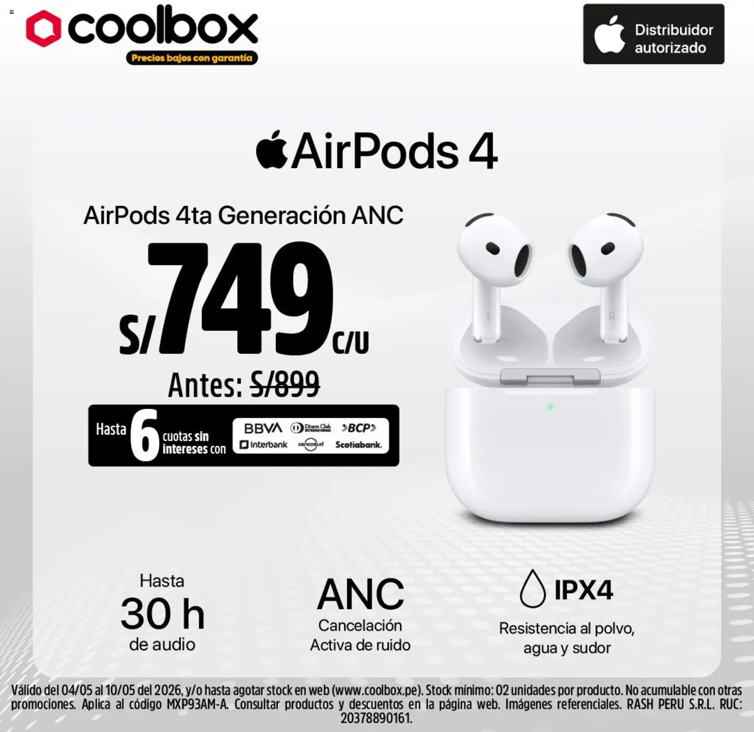 Catálogo Coolbox válido desde 04.05.2026 | Página: 4 | Productos: Audio