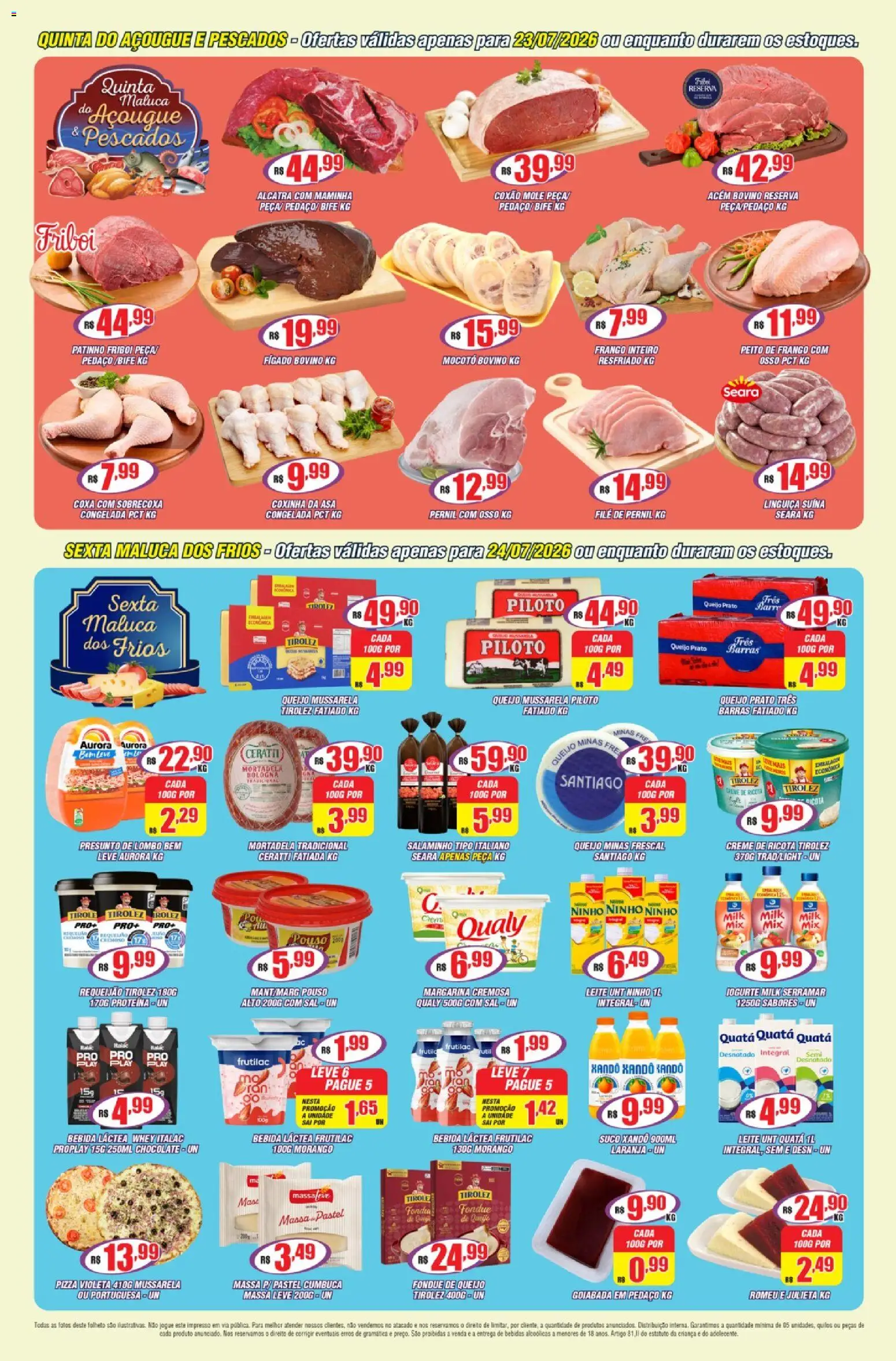 Violeta Supermercados Folheto - válido de 21/07/2026 | Página: 4 | Produtos: Pernil, Iogurte, Massa, Bebida