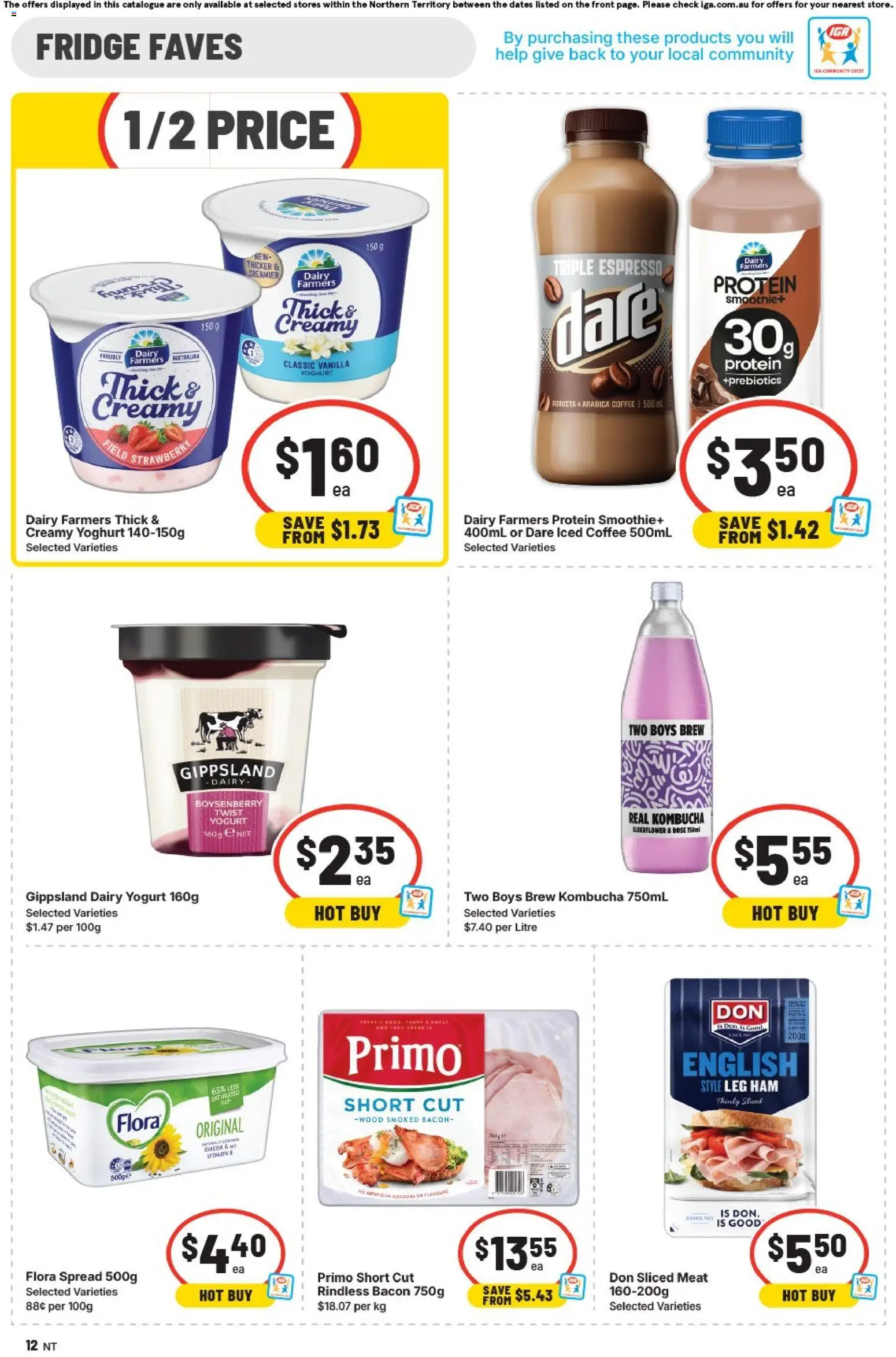 IGA catalogue - valid from 03.06.2026 | Page: 12 | Products: Dairy, Coffee, Fridge, Vitamin