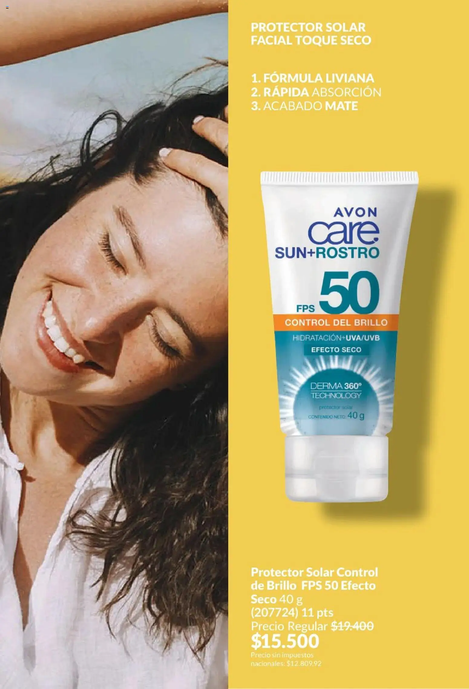 Catálogo AVON Campaña 4/2026 │ válido desde el 01/04/2026 | Página: 128 | Productos: Mate, Protector solar, Brillo