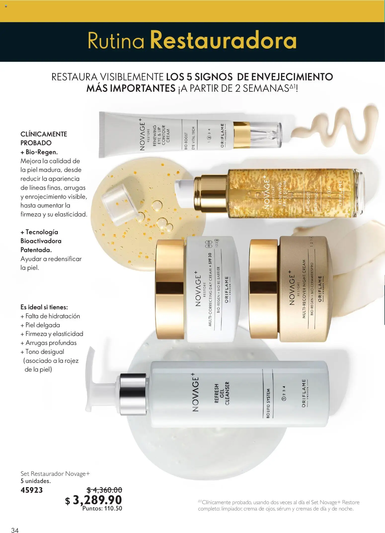 Nuevas ofertas de Oriflame válidas en toda la República Mexicana desde el 03/10/2026. ¡Encuentra las mejores ofertas en Oriflame campaña 14 2026! | Página: 34