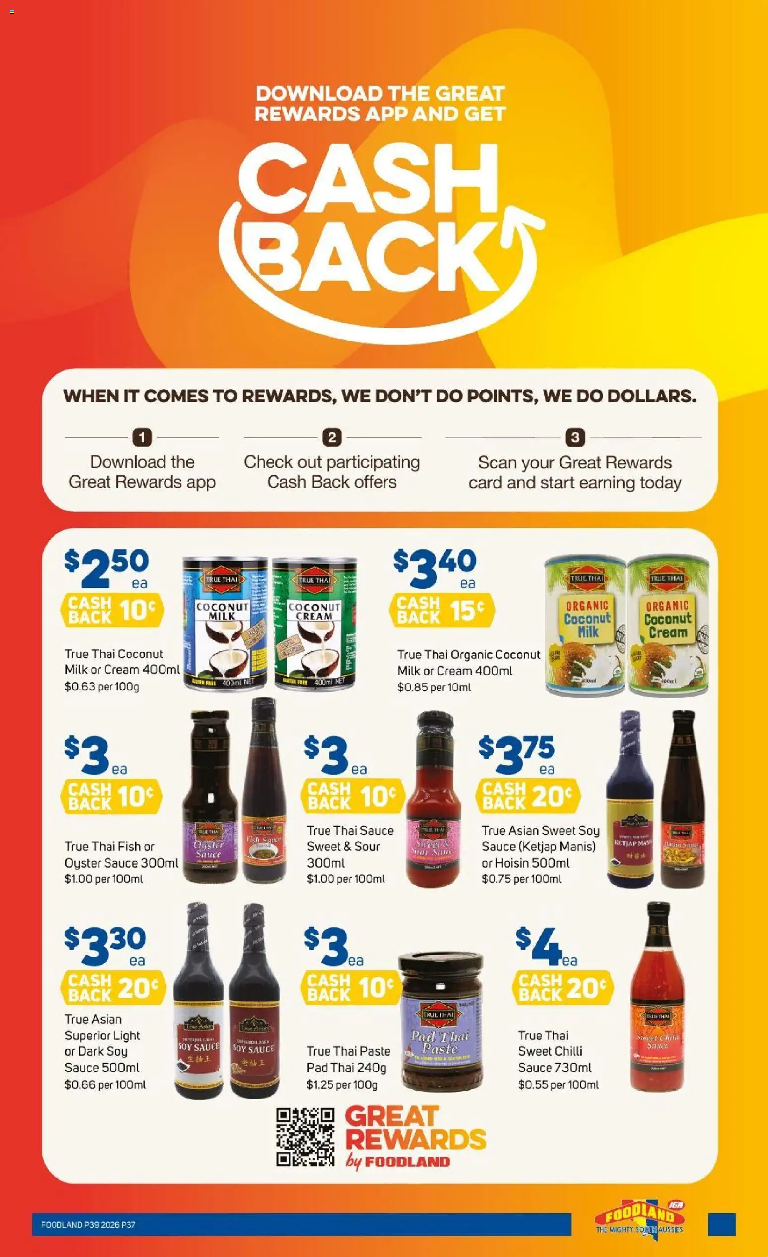 Foodland catalogue - valid from 23/09/2026 | Page: 37 | Products: Light, Sauce, Soy sauce, Coconut